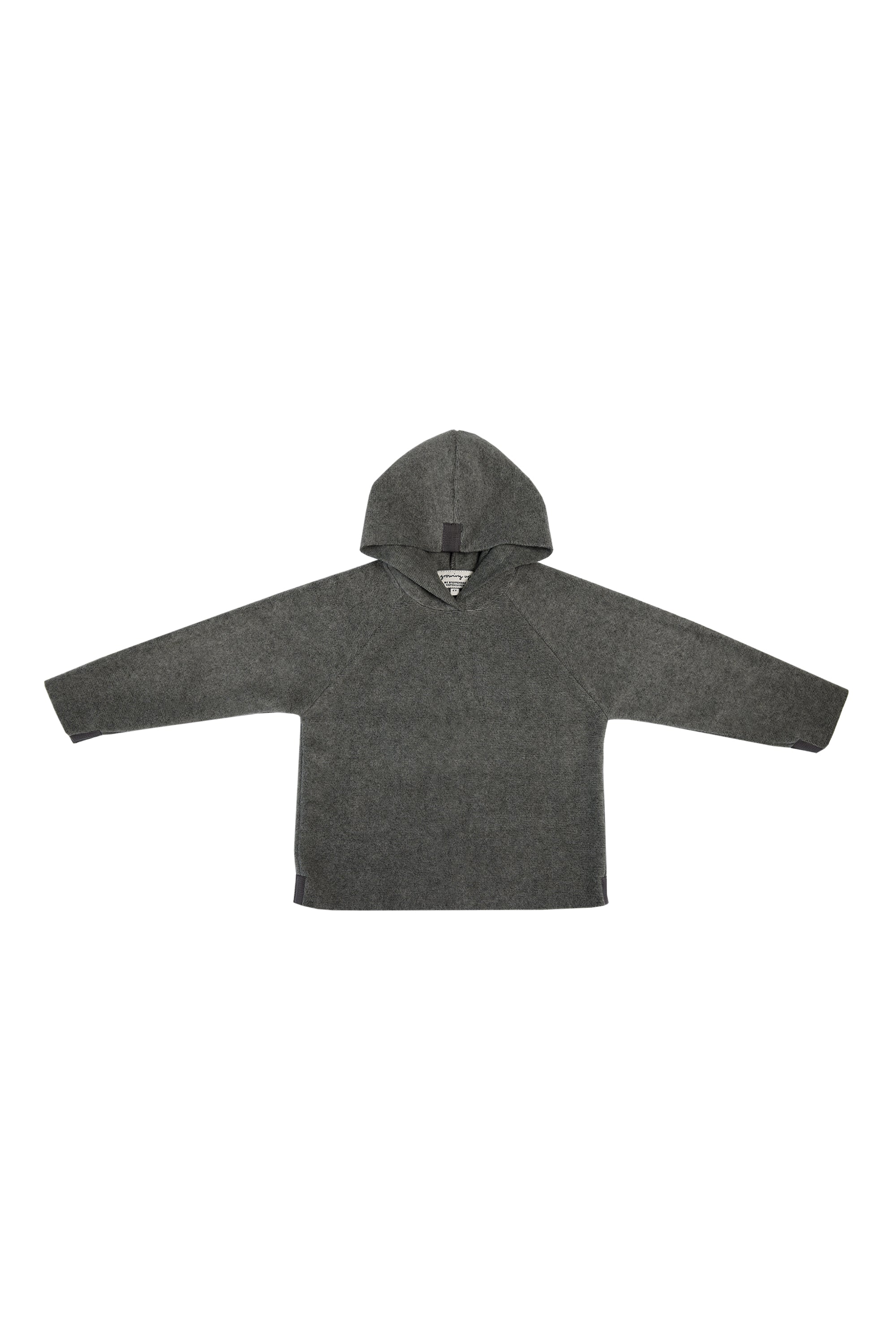GROWING UP FLEECE BLUSE HÆTTE CHILD - 108 GU BLUSER BARK 320