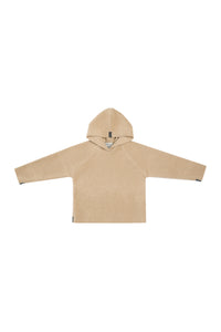 FLEECE BLUSE HÆTTE CHILD - 108 - CAMEL