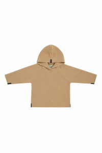 FLEECE BLUSE HÆTTE TODDLER - 108 - CAMEL