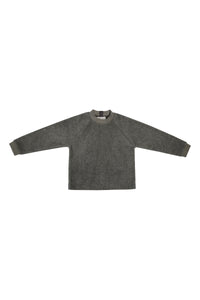 FLEECE BLUSE RUND HALS CHILD - 107 - BARK
