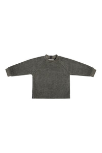 FLEECE BLUSE RUND HALS TODDLER - 107 - BARK