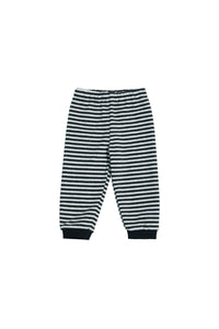 FLEECE BUKSER TODDLER - 216 - STRIPES B&W