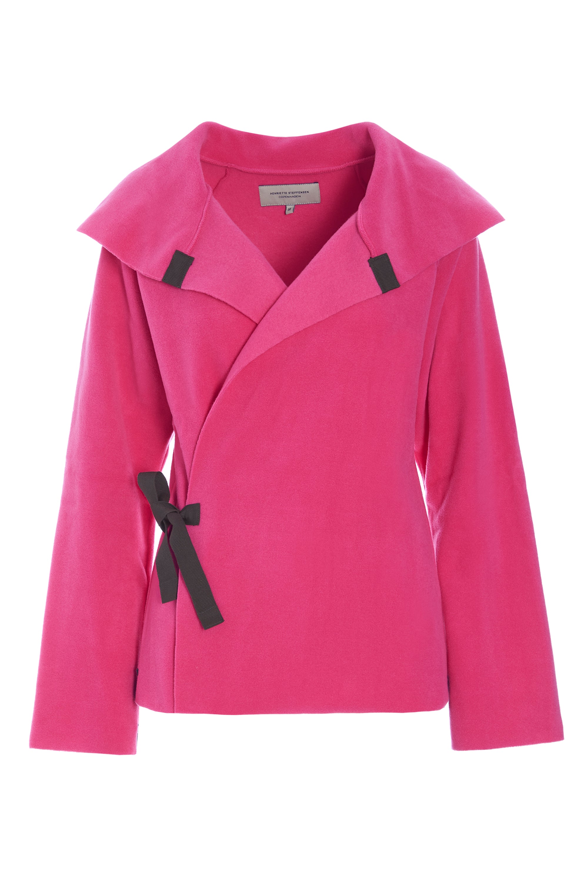 HENRIETTE STEFFENSEN COPENHAGEN FLEECE SLÅ OM CARDIGAN - 7146 CARDIGANS PINK 369