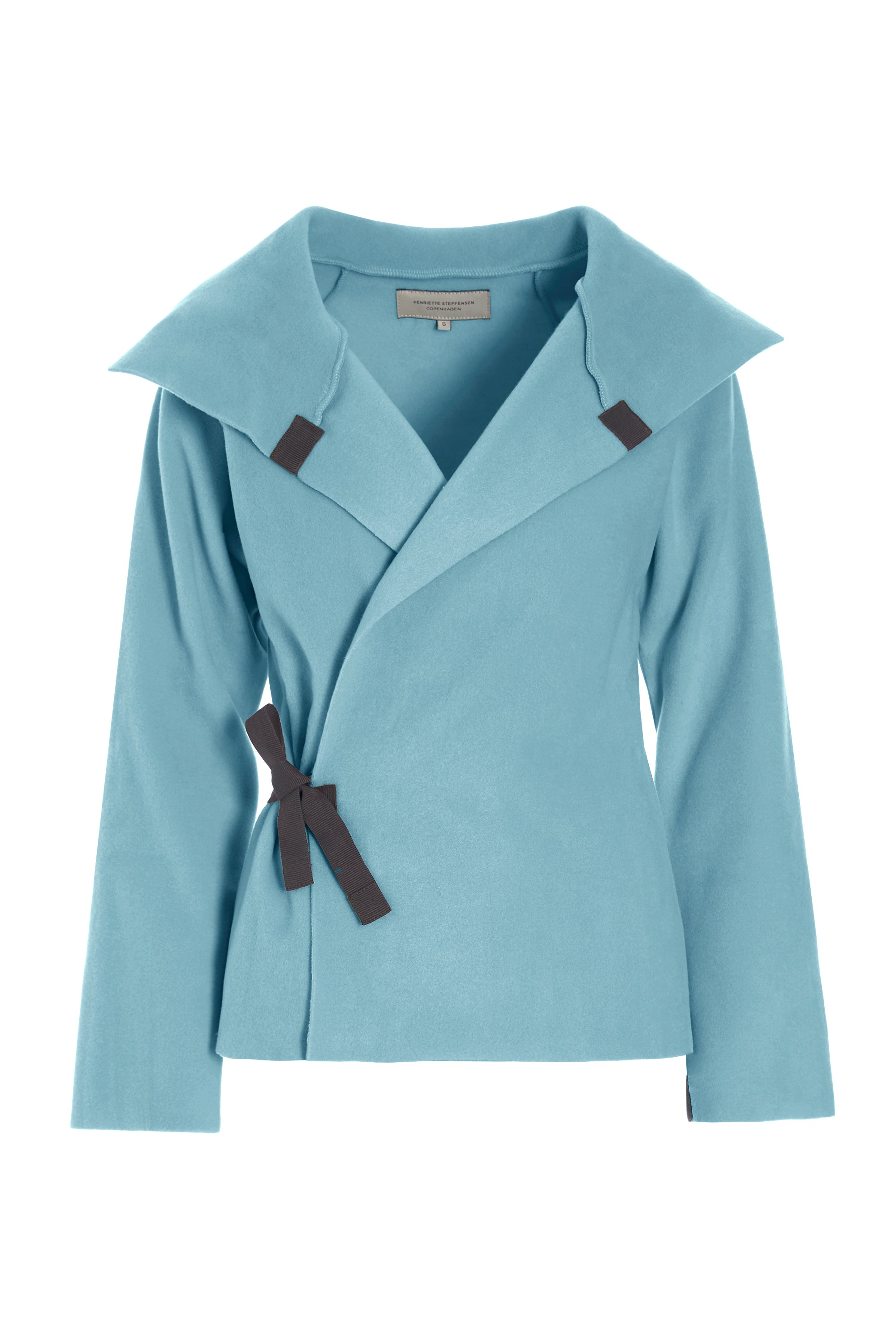 HENRIETTE STEFFENSEN COPENHAGEN FLEECE SLÅ OM CARDIGAN - 7146 CARDIGANS SALVIE 670