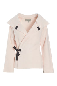 FLEECE SLÅ OM CARDIGAN - 7146 - SOFT ROSE