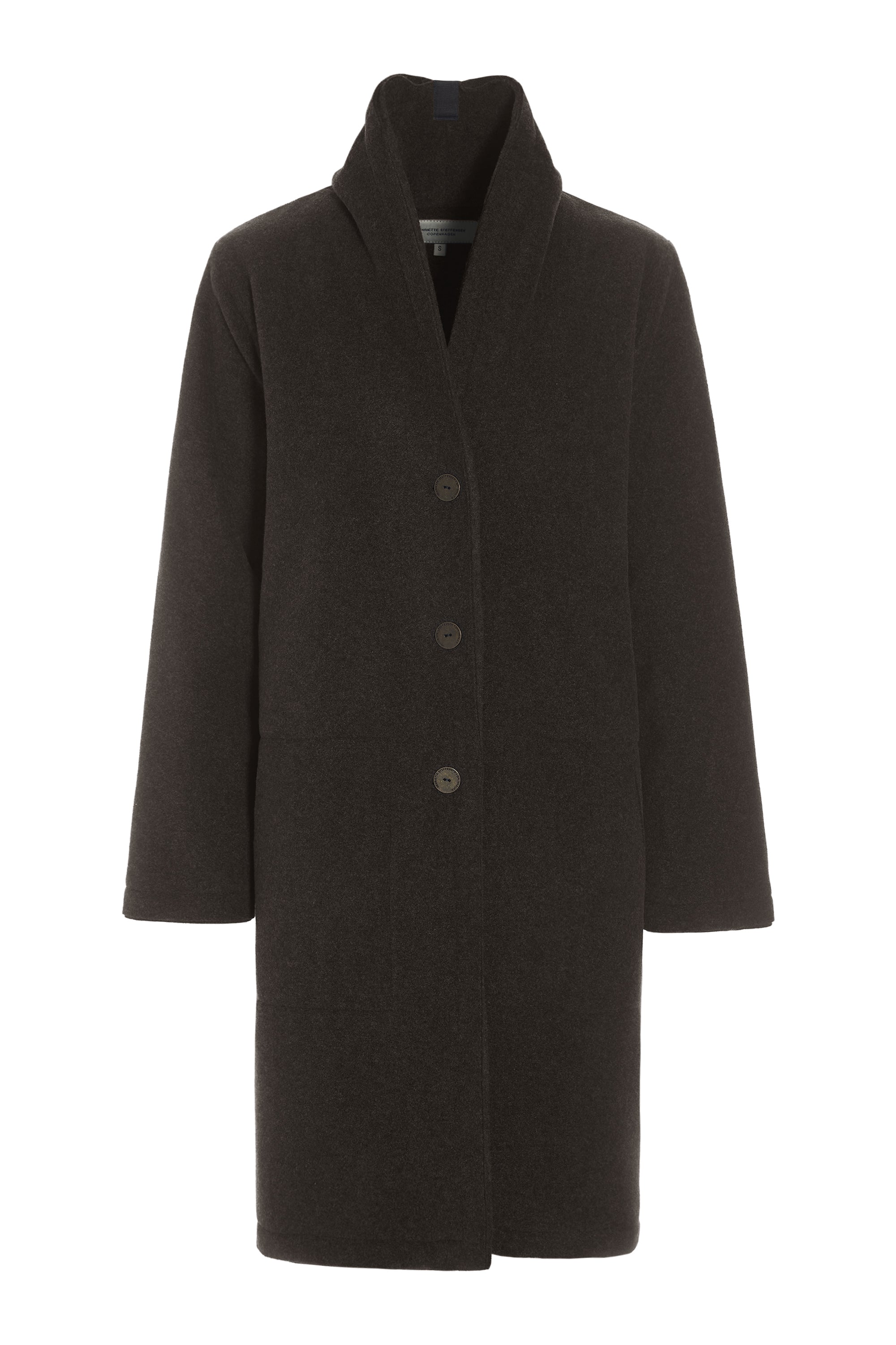 HENRIETTE STEFFENSEN COPENHAGEN FRAKKE DOBBELT LAG - 7165 COATS CHOKOLATE 844