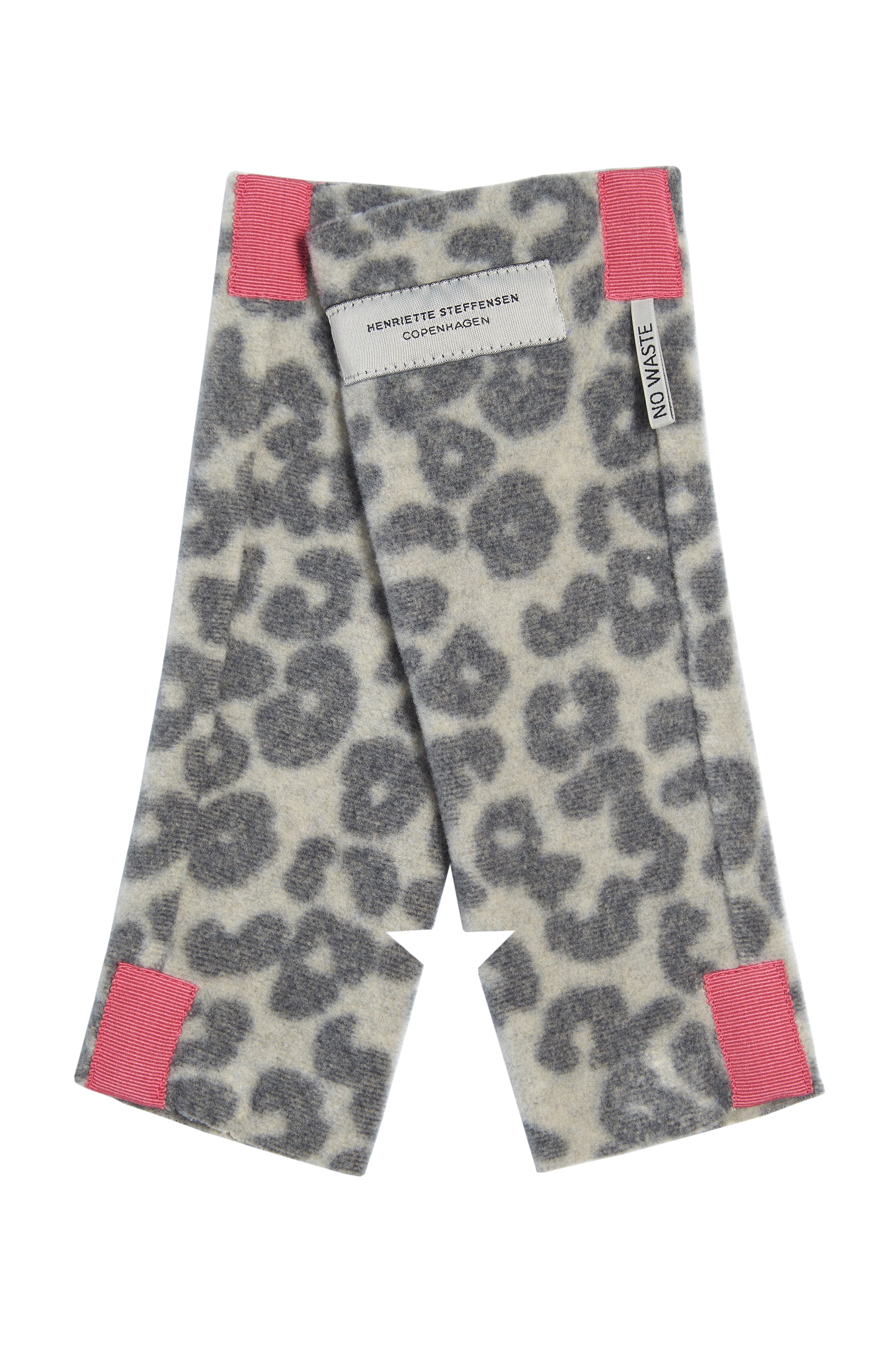 HENRIETTE STEFFENSEN COPENHAGEN HÅNDLEDSVARMERE - 6022P WRIST WARMERS LEOPARD pink 115