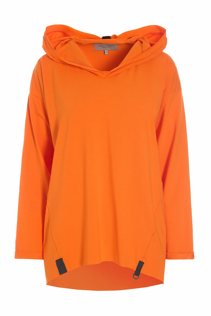 HENRIETTE STEFFENSEN COPENHAGEN HÆTTEBLUSE - 96067 HOODIES ORANGE 773