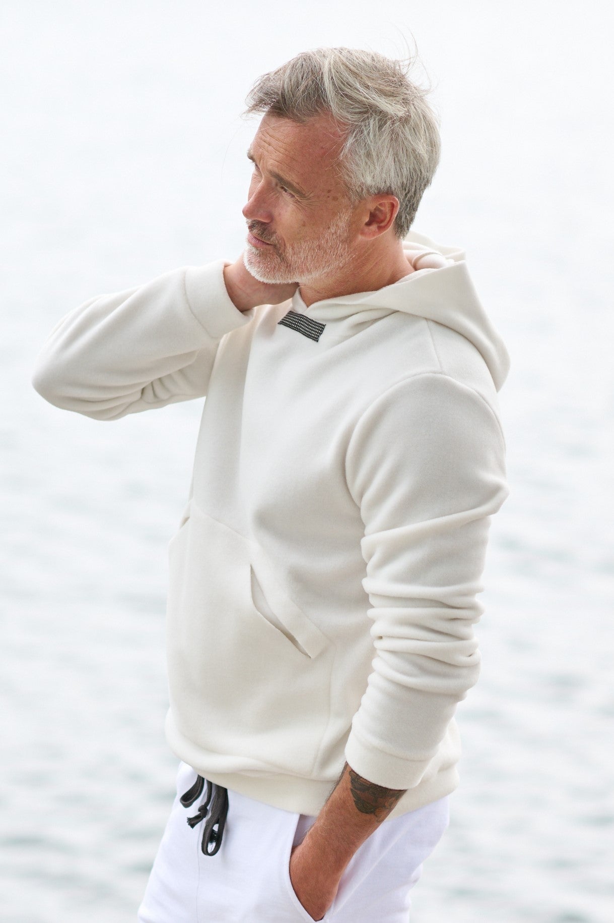 CARL BY STEFFENSEN COPENHAGEN HÆTTETRØJE - 1023C BLOUSES & SWEATERS OFF WHITE 802