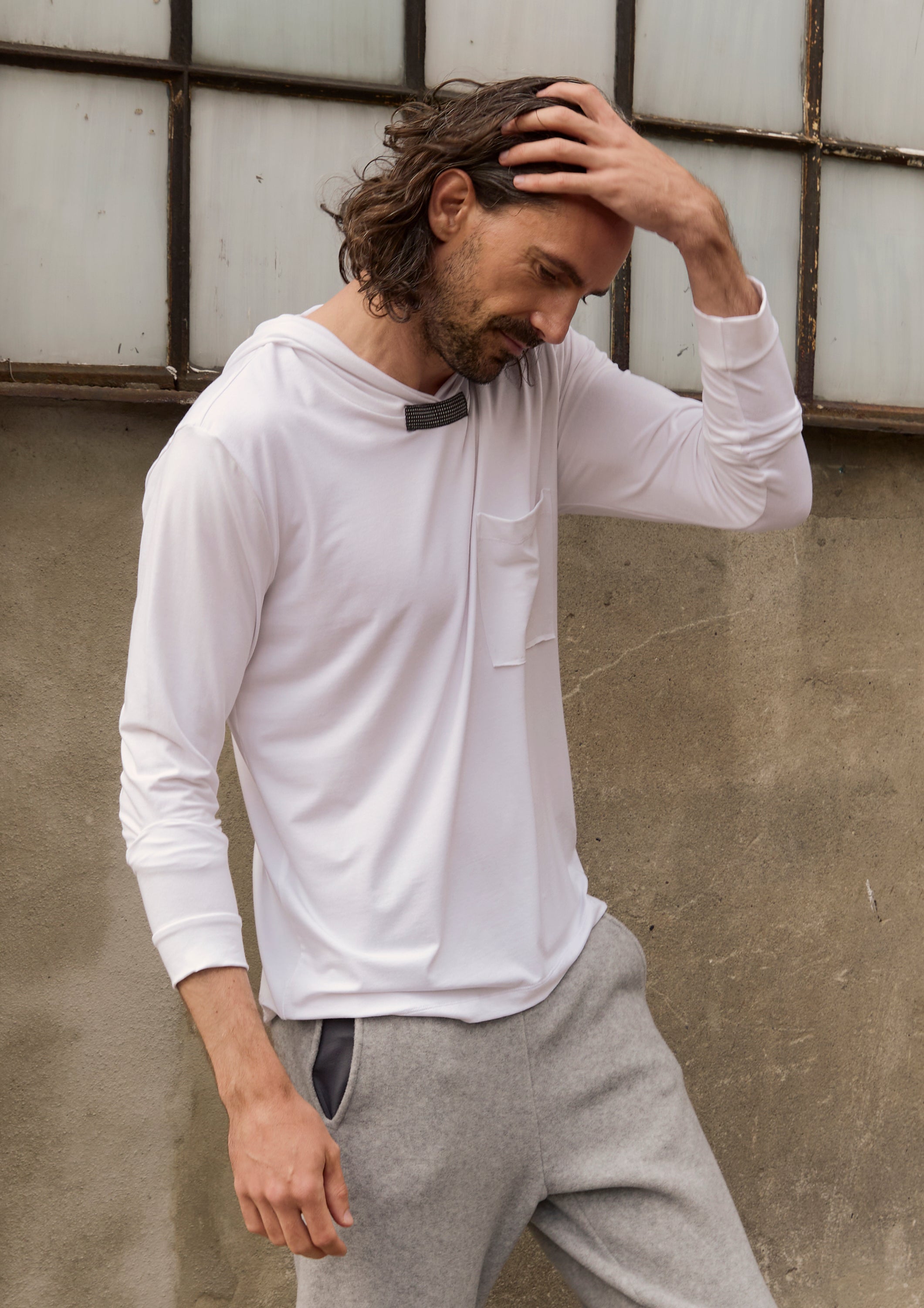 CARL BY STEFFENSEN COPENHAGEN HÆTTETRØJE - 1054C HOODIES WHITE 816