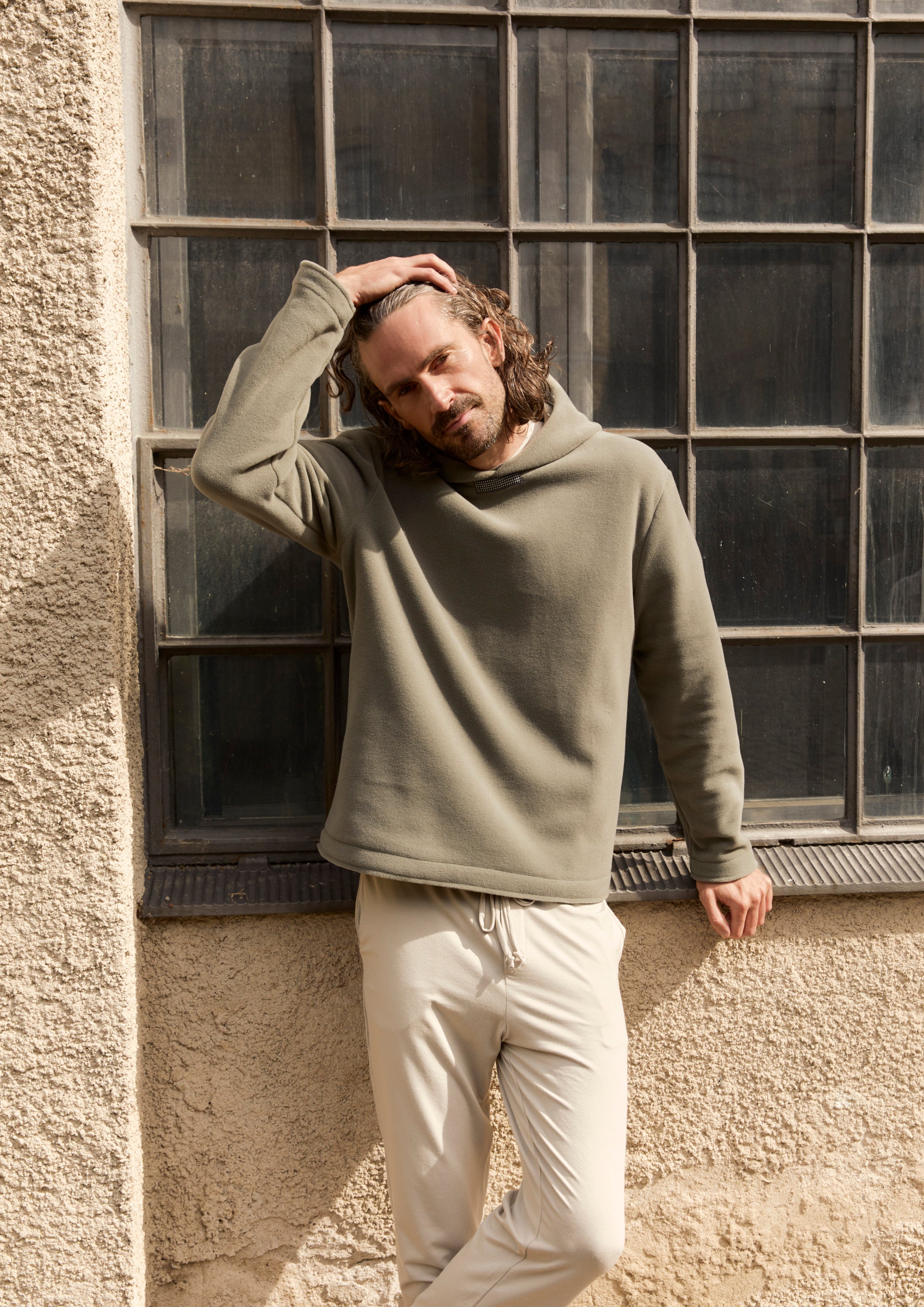 CARL BY STEFFENSEN COPENHAGEN HÆTTETRØJE - 1059C BLOUSES & SWEATERS DUSTY GREEN 609
