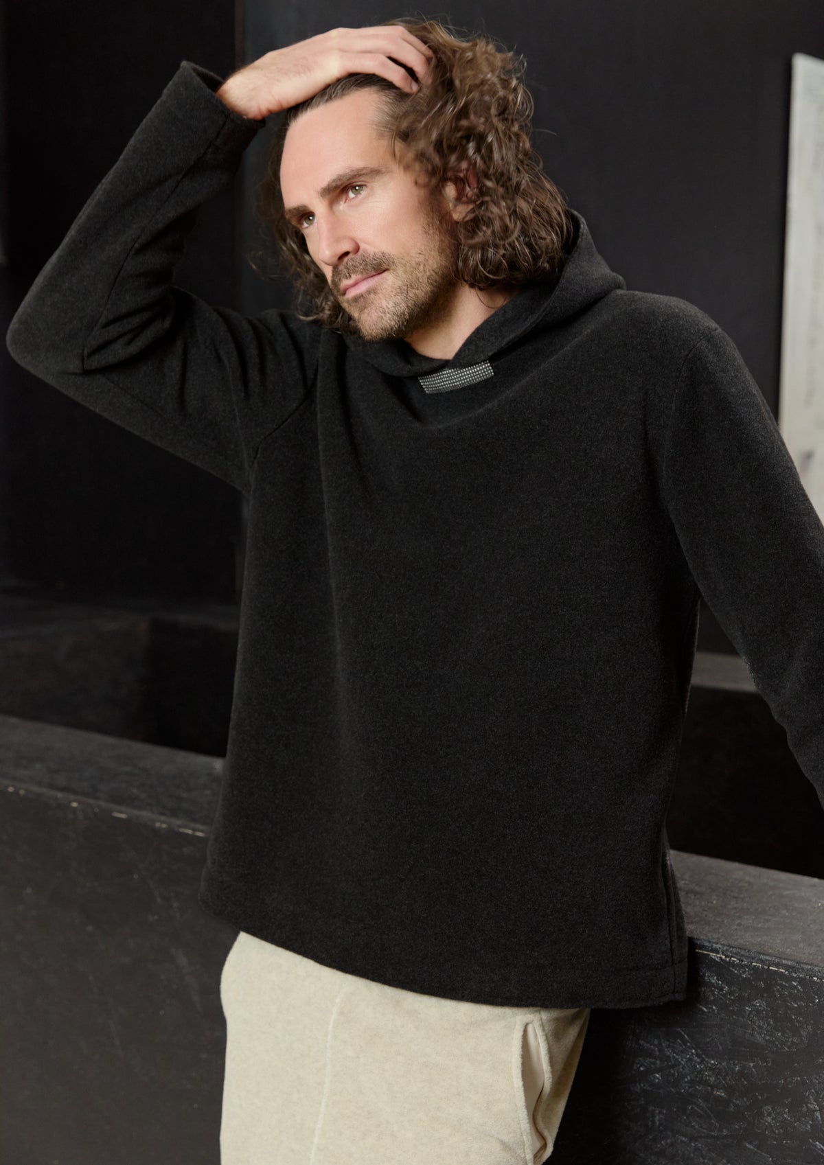 CARL BY STEFFENSEN COPENHAGEN HÆTTETRØJE - 1059C BLOUSES & SWEATERS SOFT BLACK 914