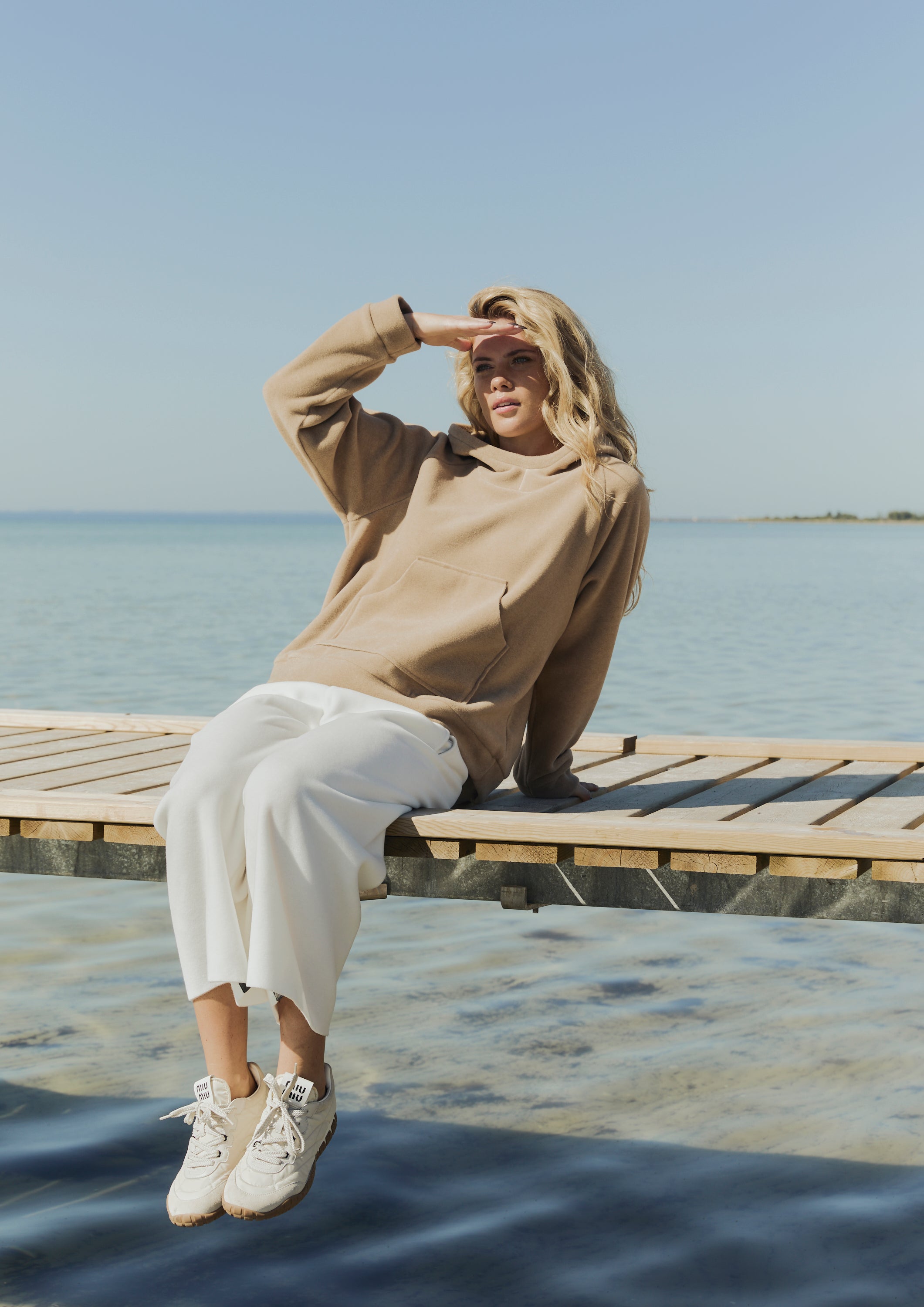 HENRIETTE STEFFENSEN COPENHAGEN HÆTTETRØJE - 1383 HOODIES CAMEL 815