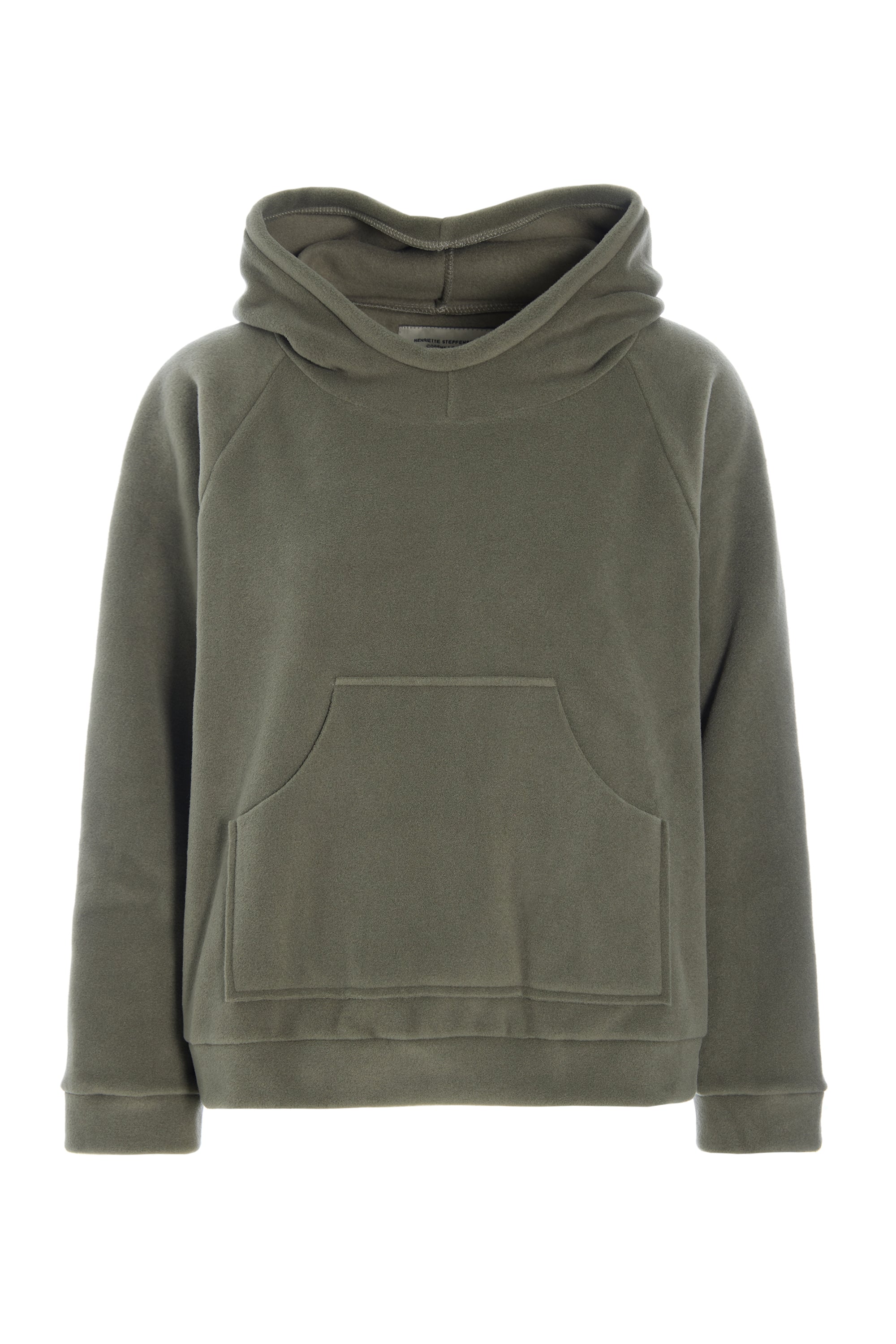 HENRIETTE STEFFENSEN COPENHAGEN HÆTTETRØJE - 1383 HOODIES DUSTY GREEN 609