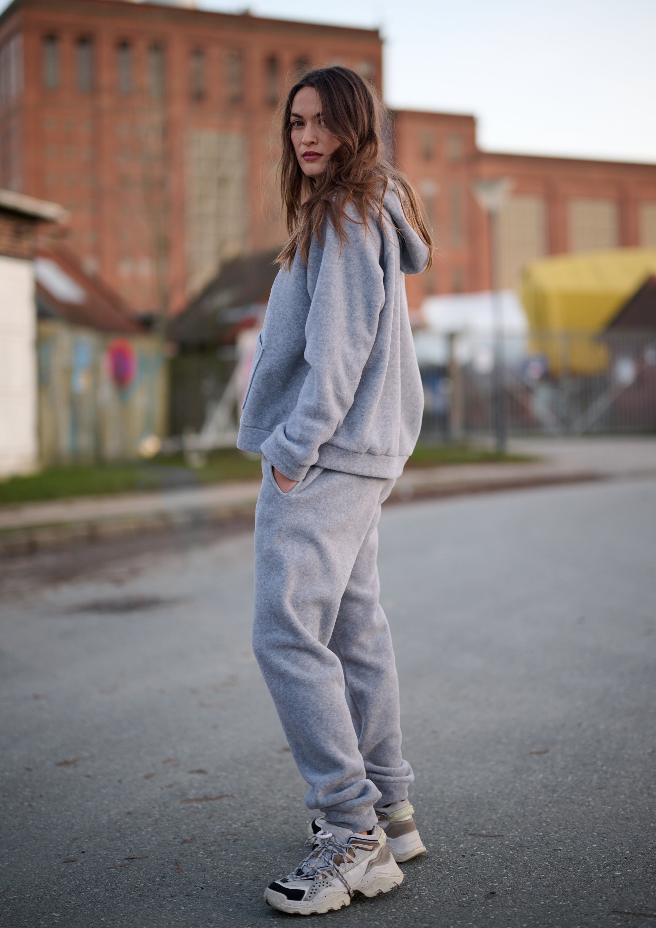 HENRIETTE STEFFENSEN COPENHAGEN HÆTTETRØJE - 1383 HOODIES LIGHT GREY 876