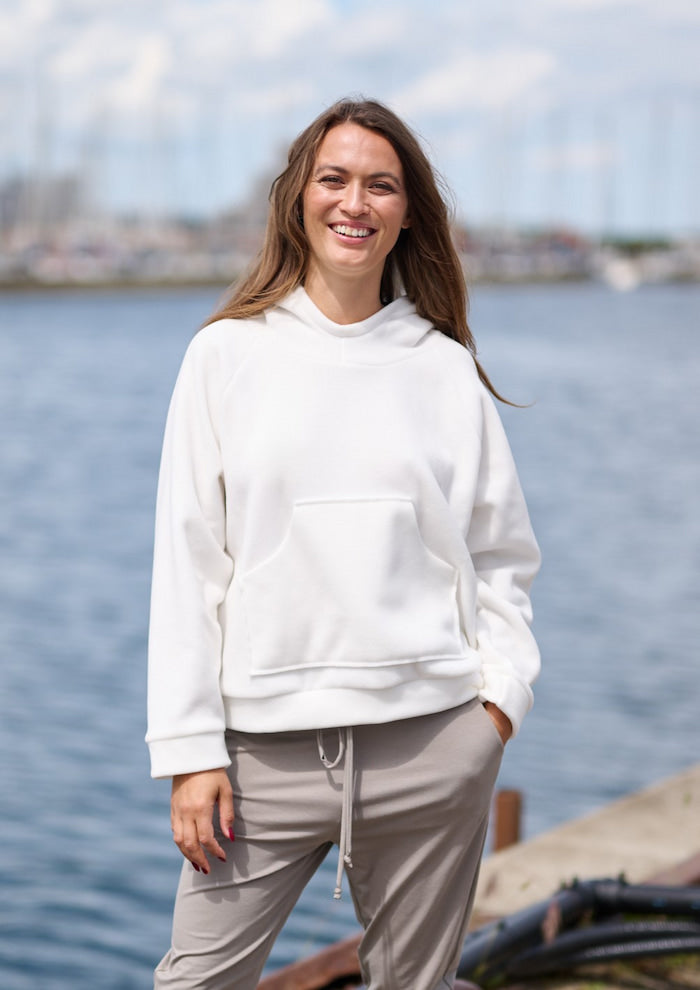 HENRIETTE STEFFENSEN COPENHAGEN HÆTTETRØJE - 1383 HOODIES OFF WHITE 802