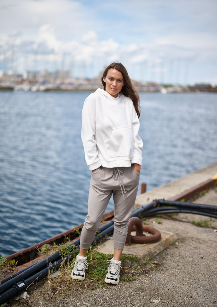 HENRIETTE STEFFENSEN COPENHAGEN HÆTTETRØJE - 1383 HOODIES OFF WHITE 802