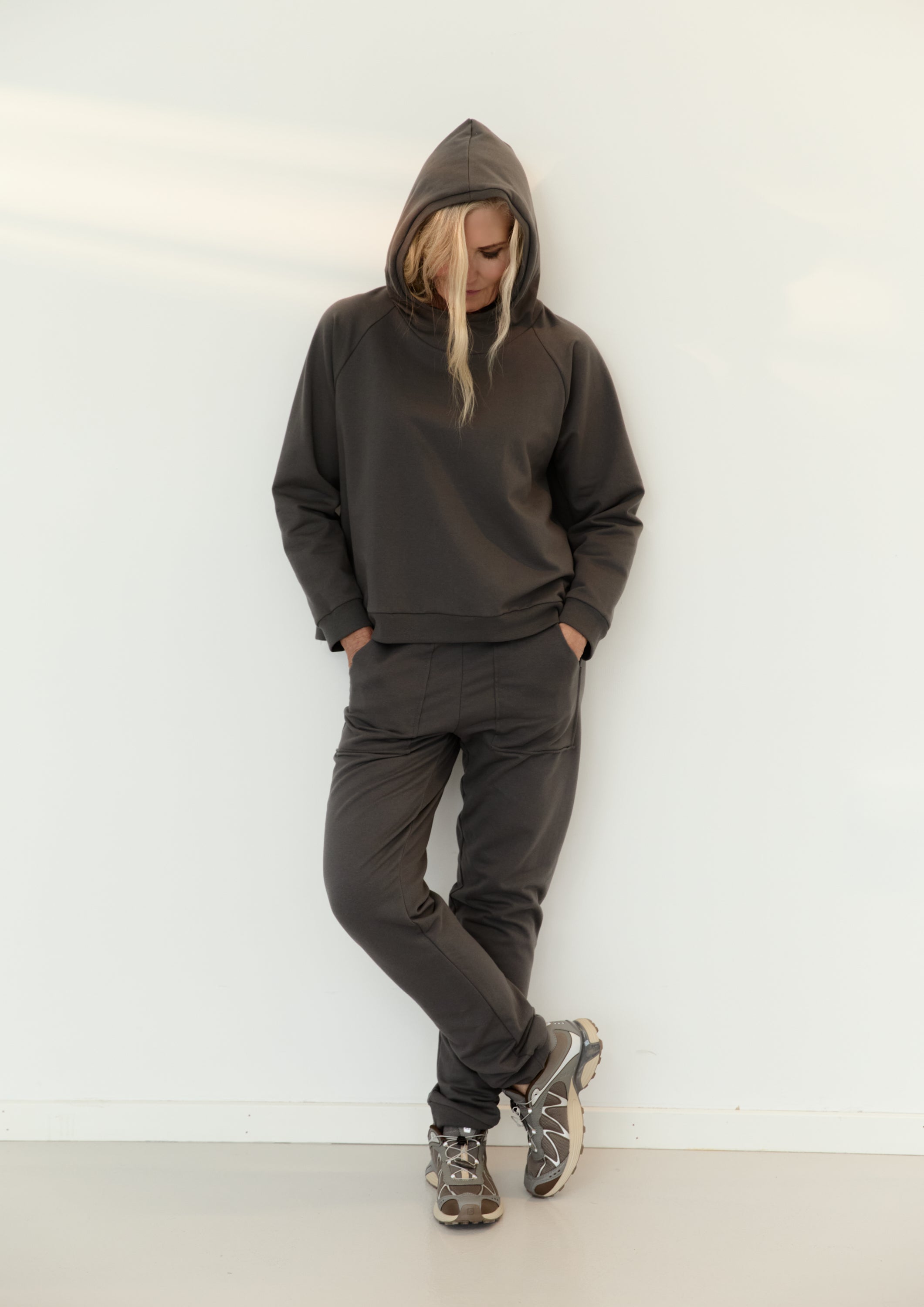 HENRIETTE STEFFENSEN COPENHAGEN HÆTTETRØJE - 71014 HOODIES GREY 905