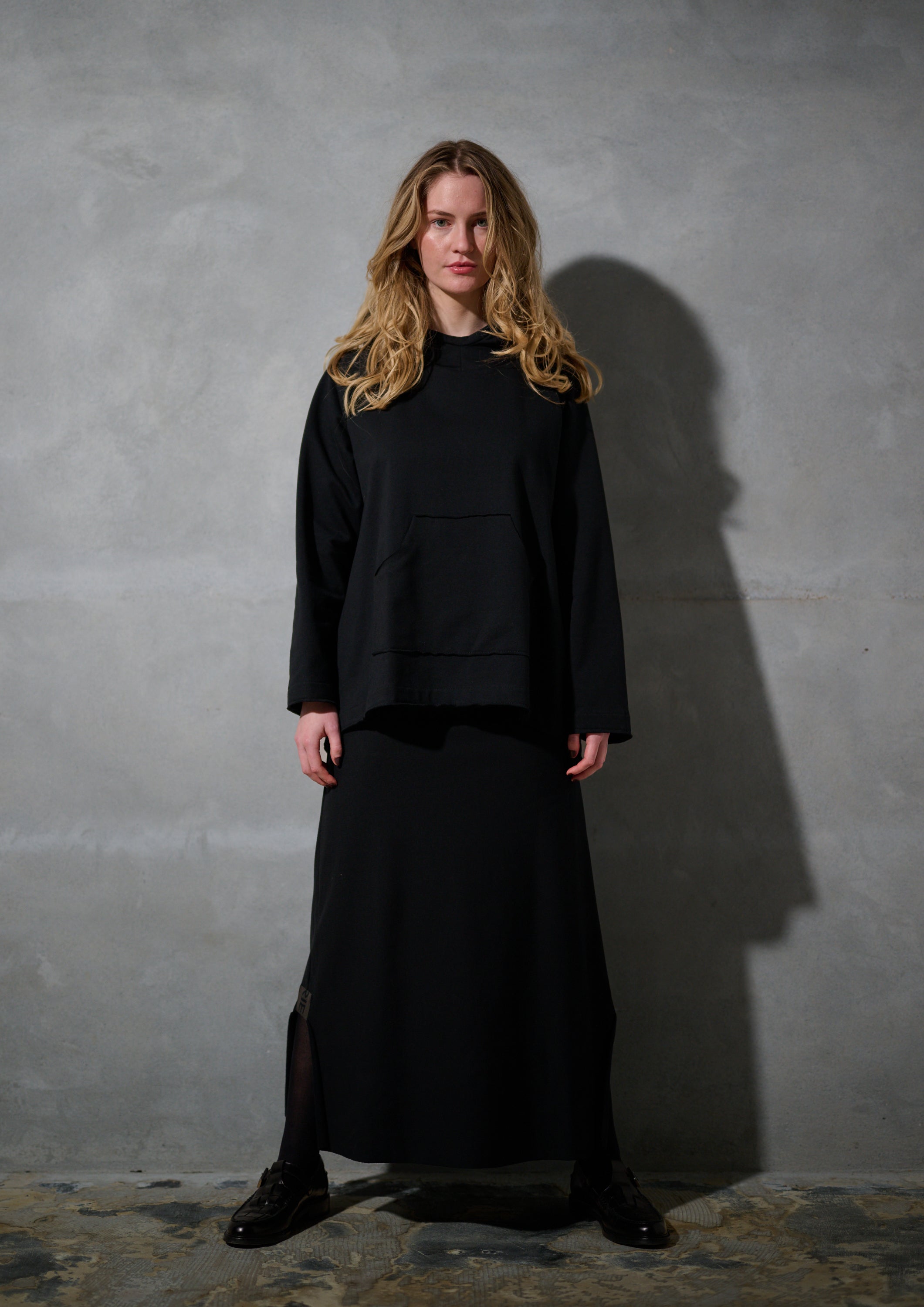 HENRIETTE STEFFENSEN COPENHAGEN HÆTTETRØJE - 71015 HOODIES BLACK 900