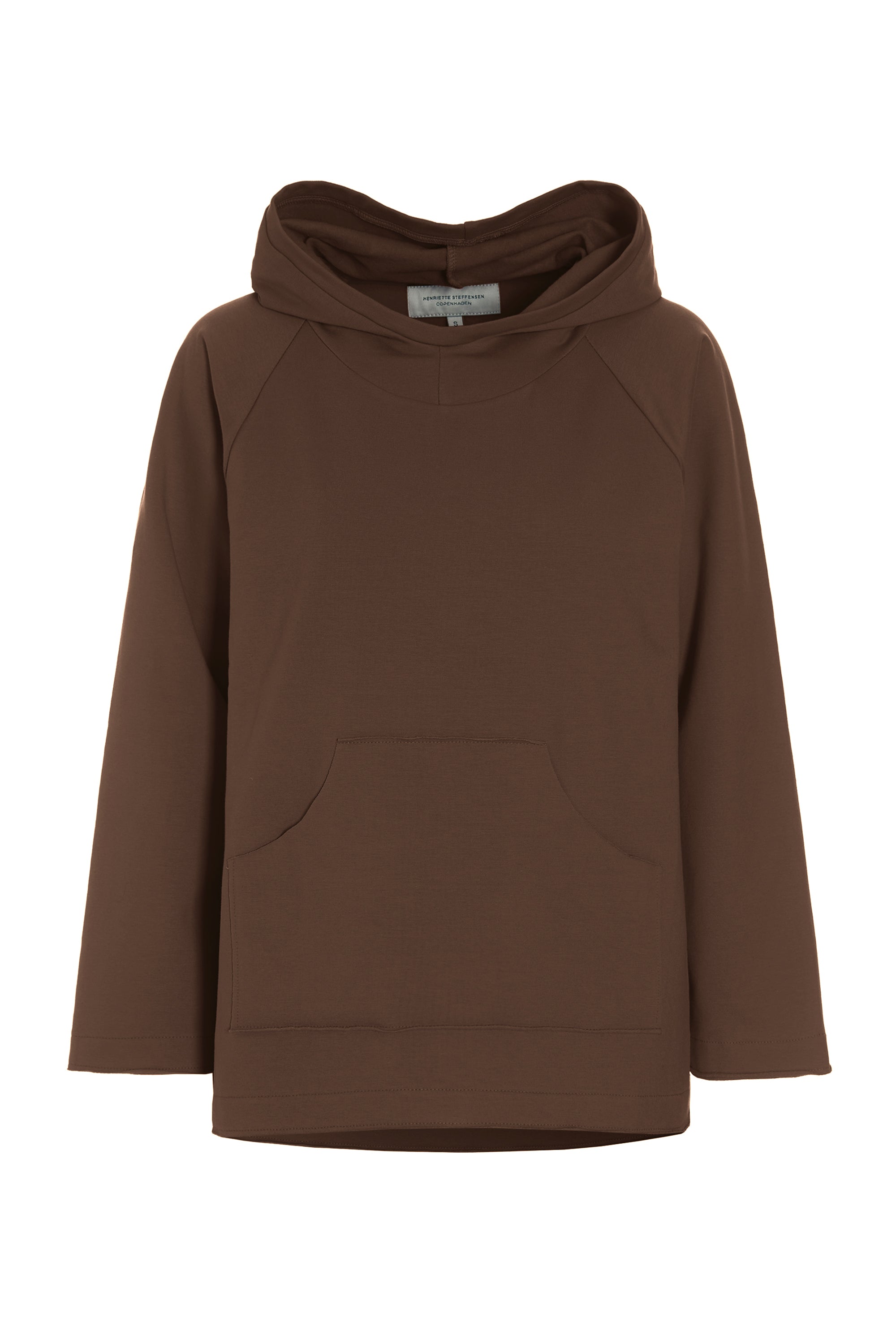 HENRIETTE STEFFENSEN COPENHAGEN HÆTTETRØJE - 71015 HOODIES CHOCOLATE 844