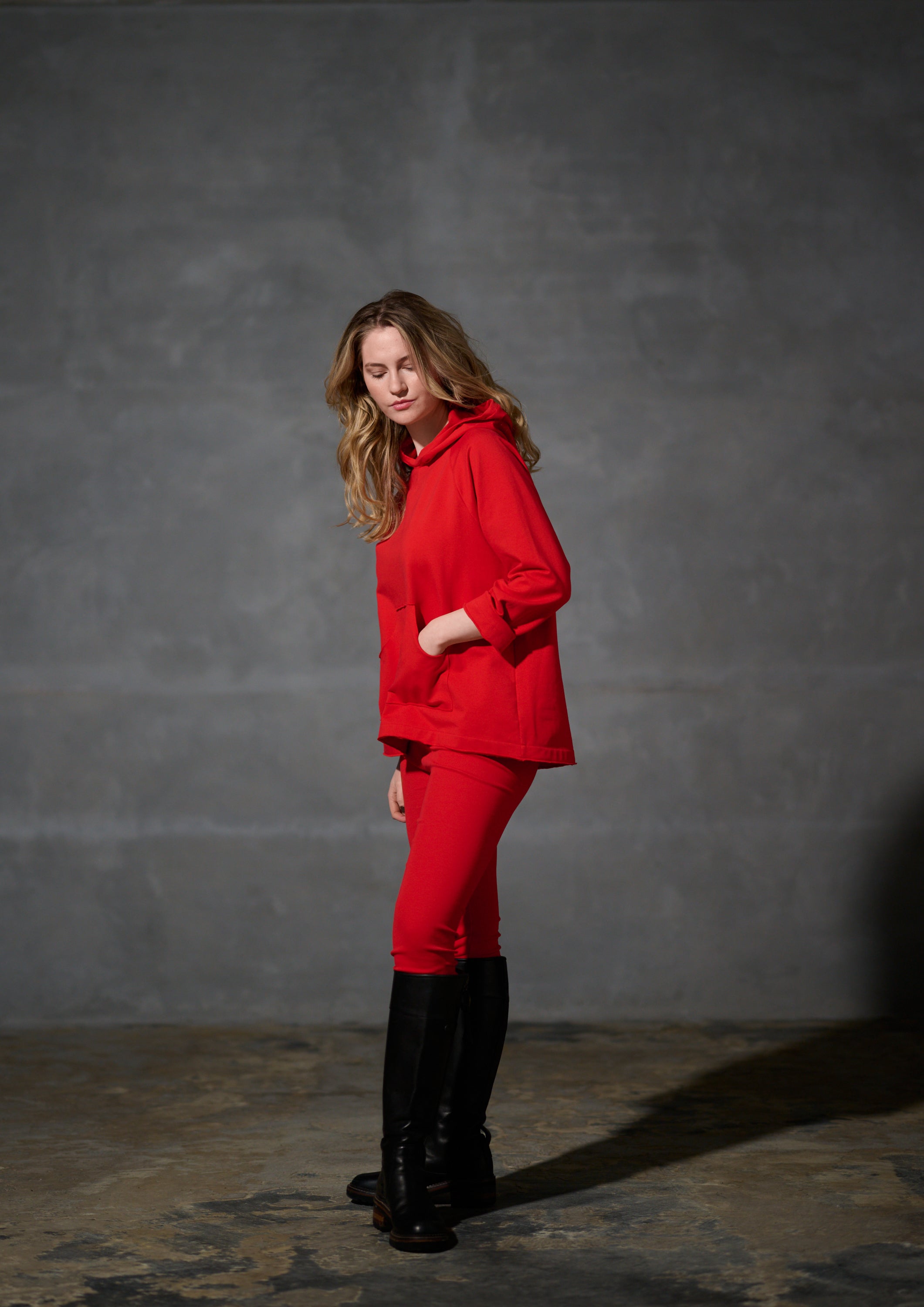 HENRIETTE STEFFENSEN COPENHAGEN HÆTTETRØJE - 71015 HOODIES TOMATO 845