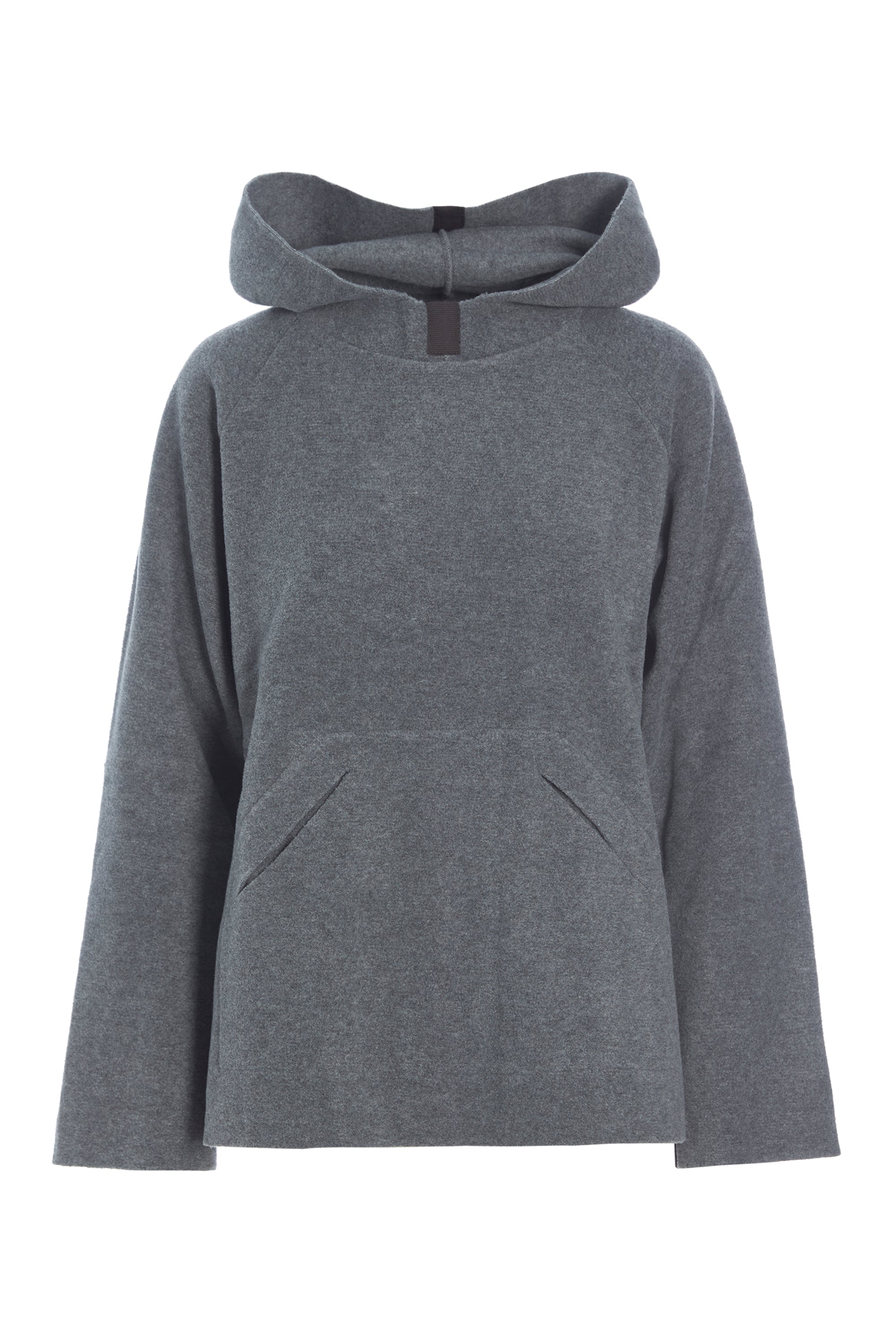 HENRIETTE STEFFENSEN COPENHAGEN HÆTTETRØJE MED LOMMER - 1298 SWEATERS fleece GREY 905