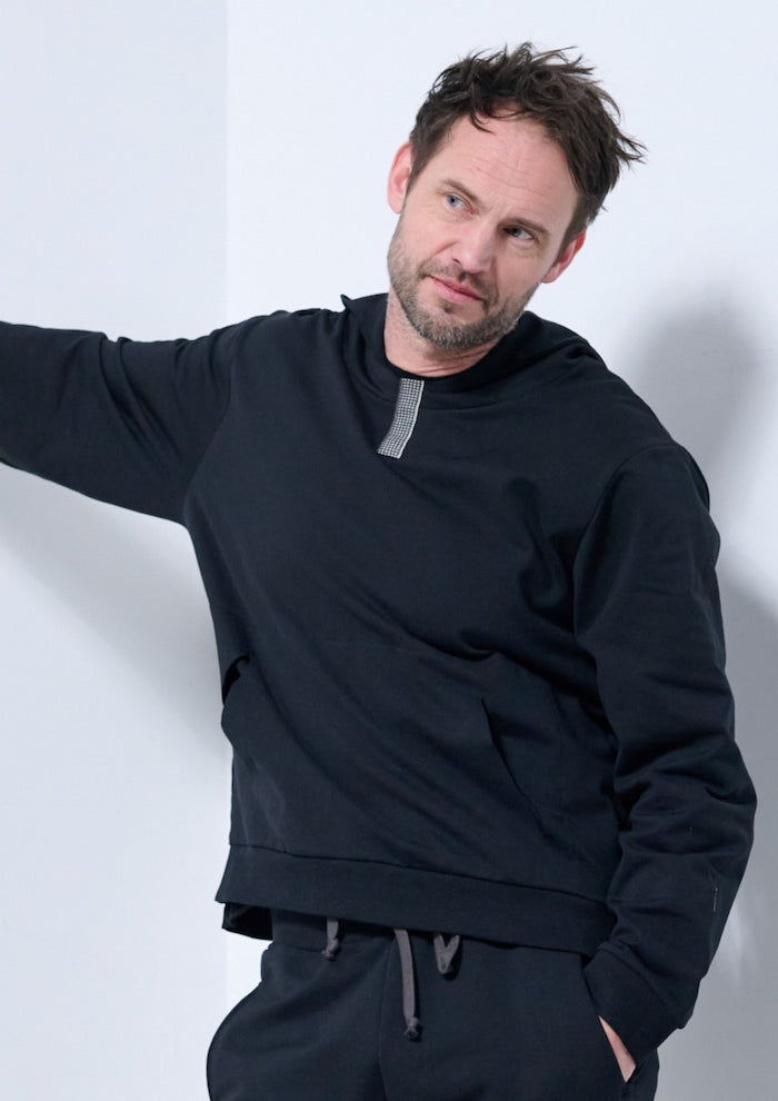 CARL BY STEFFENSEN COPENHAGEN HÆTTETRØJE SWEAT - 1032C BLOUSES & SWEATERS BLACK 900