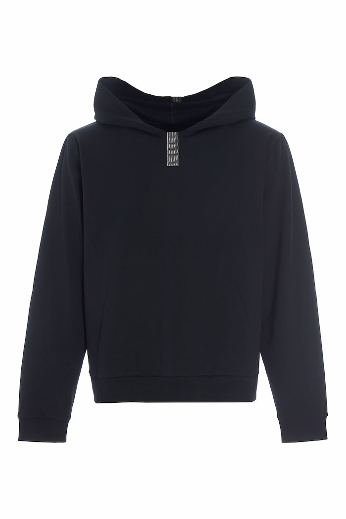 CARL BY STEFFENSEN COPENHAGEN HÆTTETRØJE SWEAT - 1032C BLOUSES & SWEATERS BLACK 900