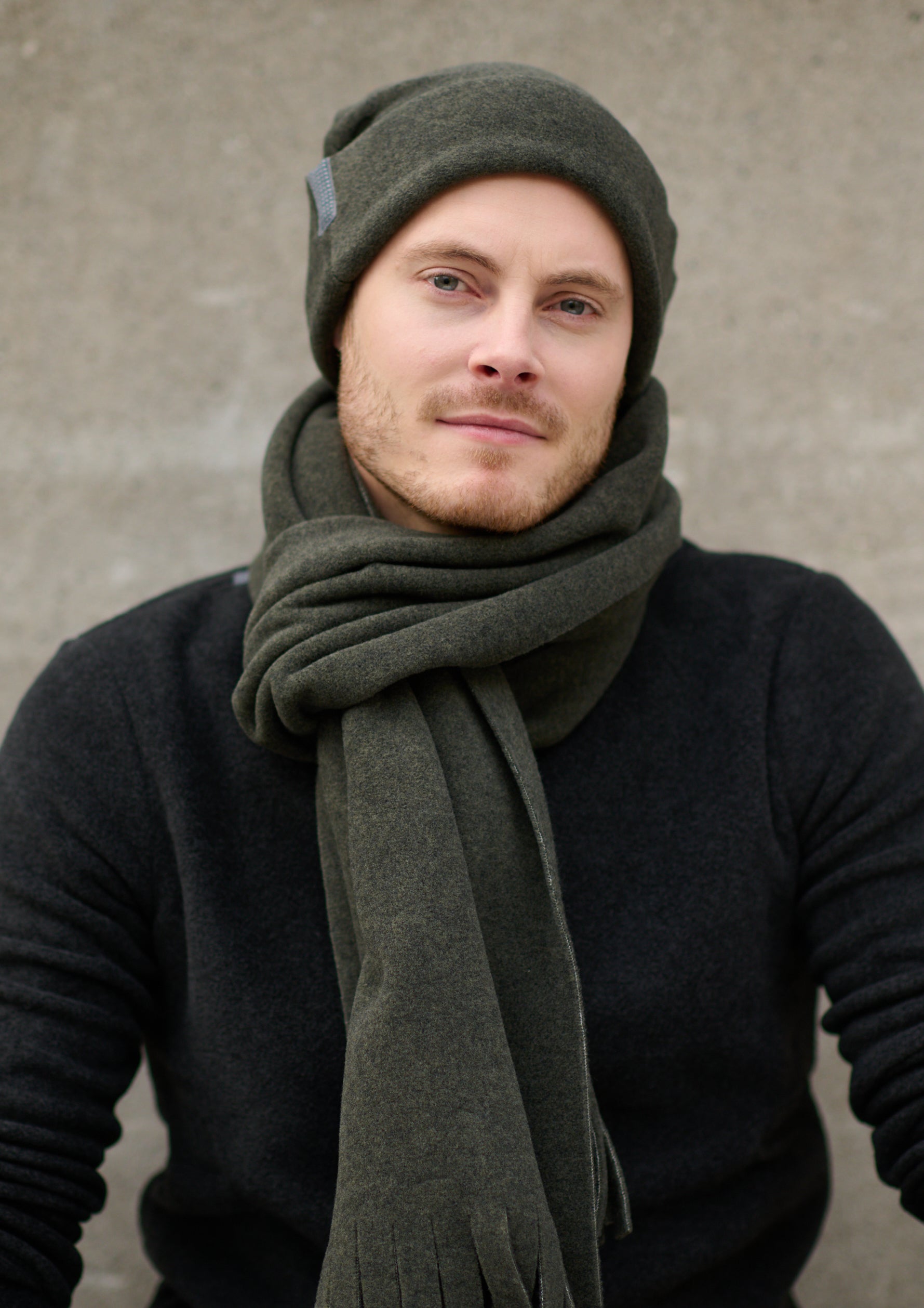 CARL BY STEFFENSEN COPENHAGEN HALSTØRKLÆDE M/ FRYNSER - 1006C SCARFS FORREST 600