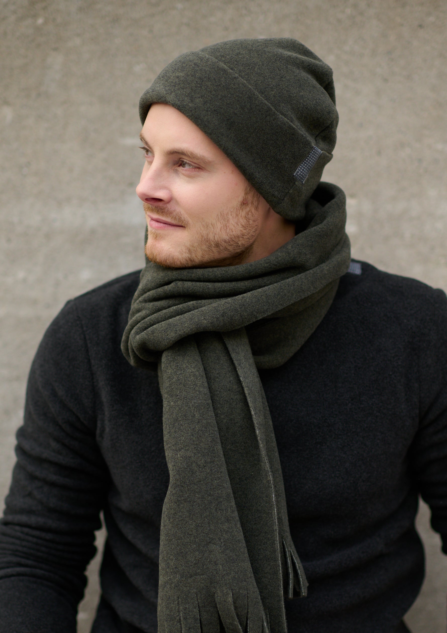 CARL BY STEFFENSEN COPENHAGEN HALSTØRKLÆDE M/ FRYNSER - 1006C SCARFS FORREST 600