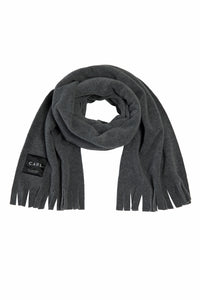 HALSTØRKLÆDE M/ FRYNSER - 1006C - GREY