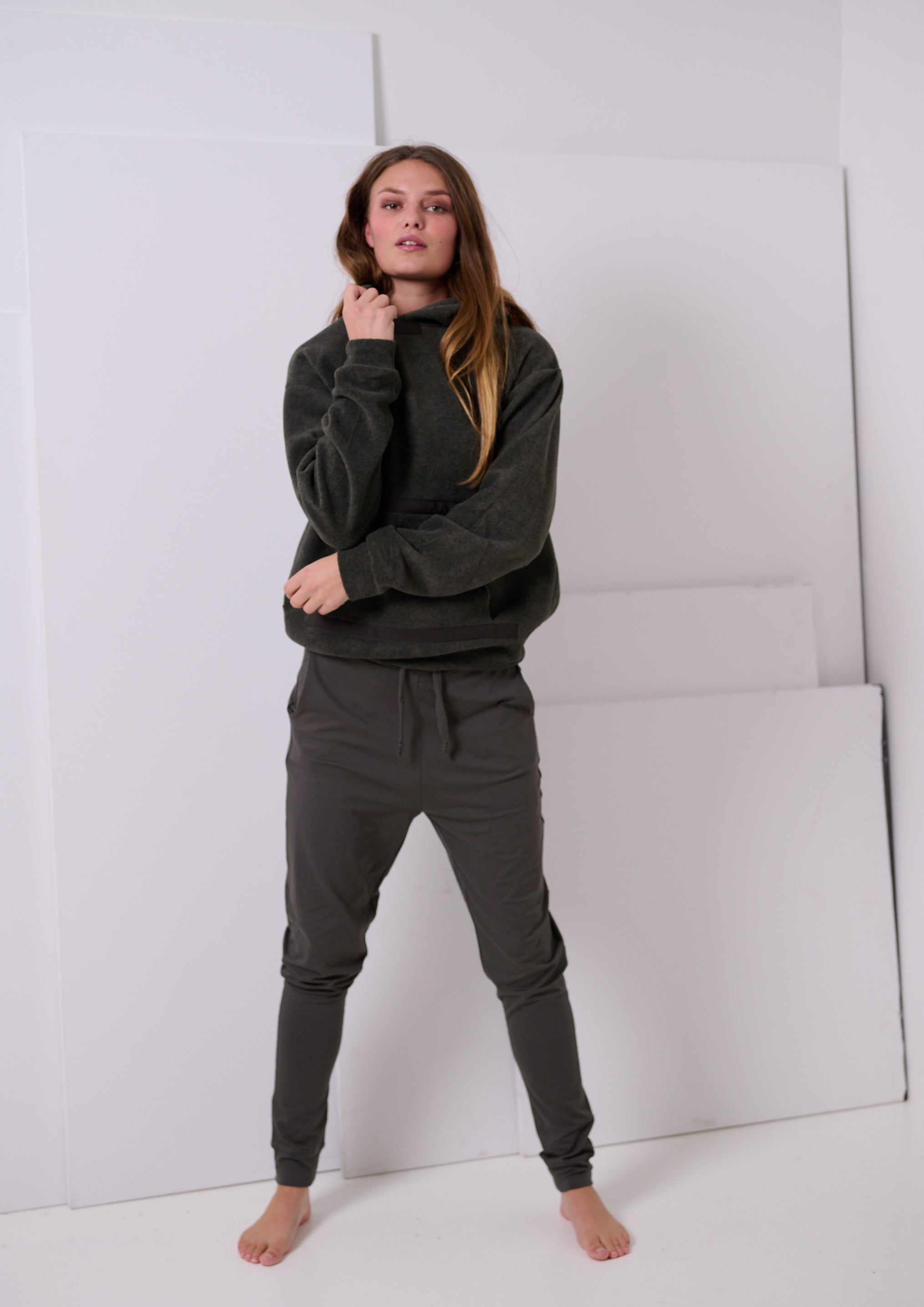HENRIETTE STEFFENSEN COPENHAGEN HOODIE - 1344 SWEATERS fleece FORREST 600