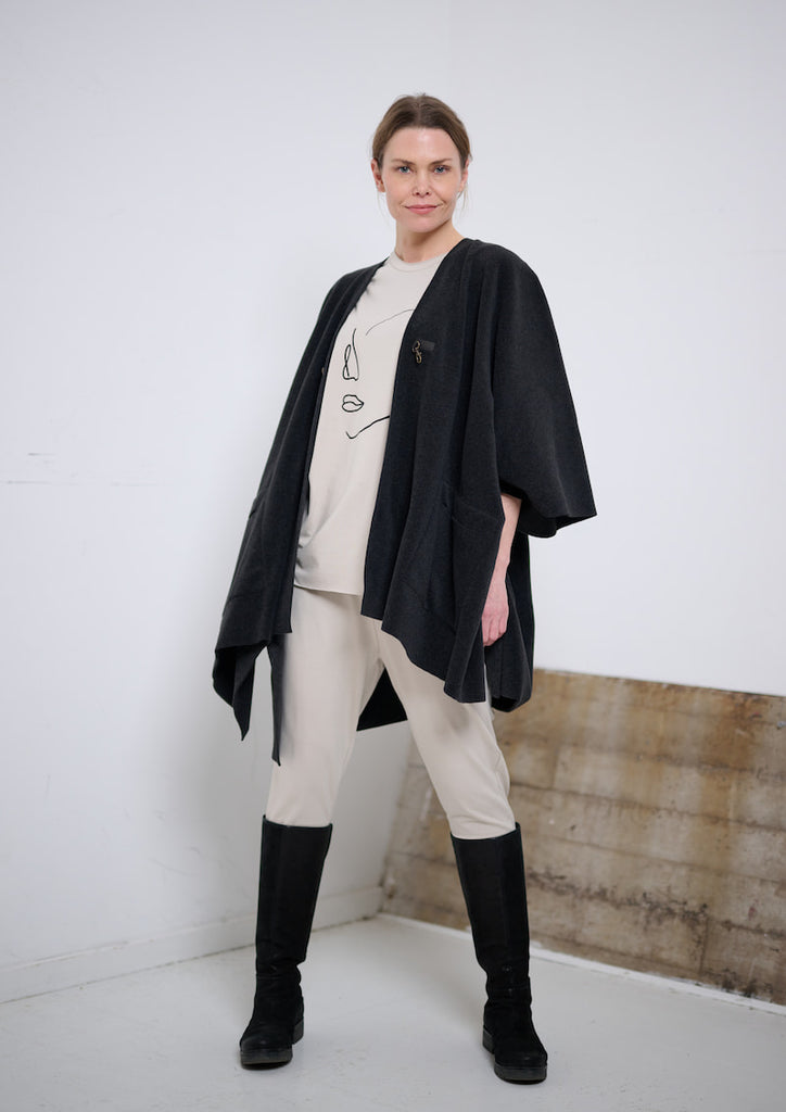 Den alsidige Fleece poncho