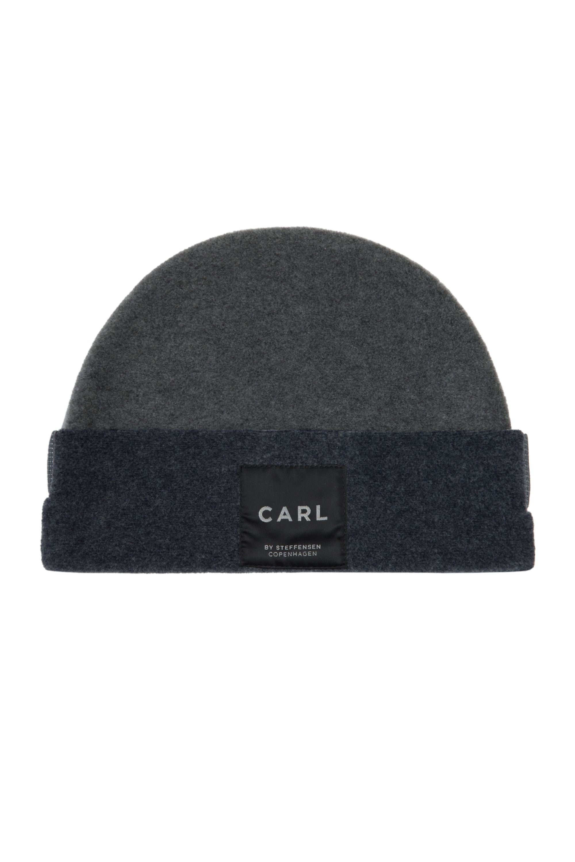 CARL BY STEFFENSEN COPENHAGEN HUE MED FOLDET KANT - 1008C HATS DEEP BLUE/GREY 504