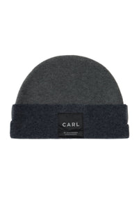 HUE MED FOLDET KANT - 1008C - DEEP BLUE/GREY