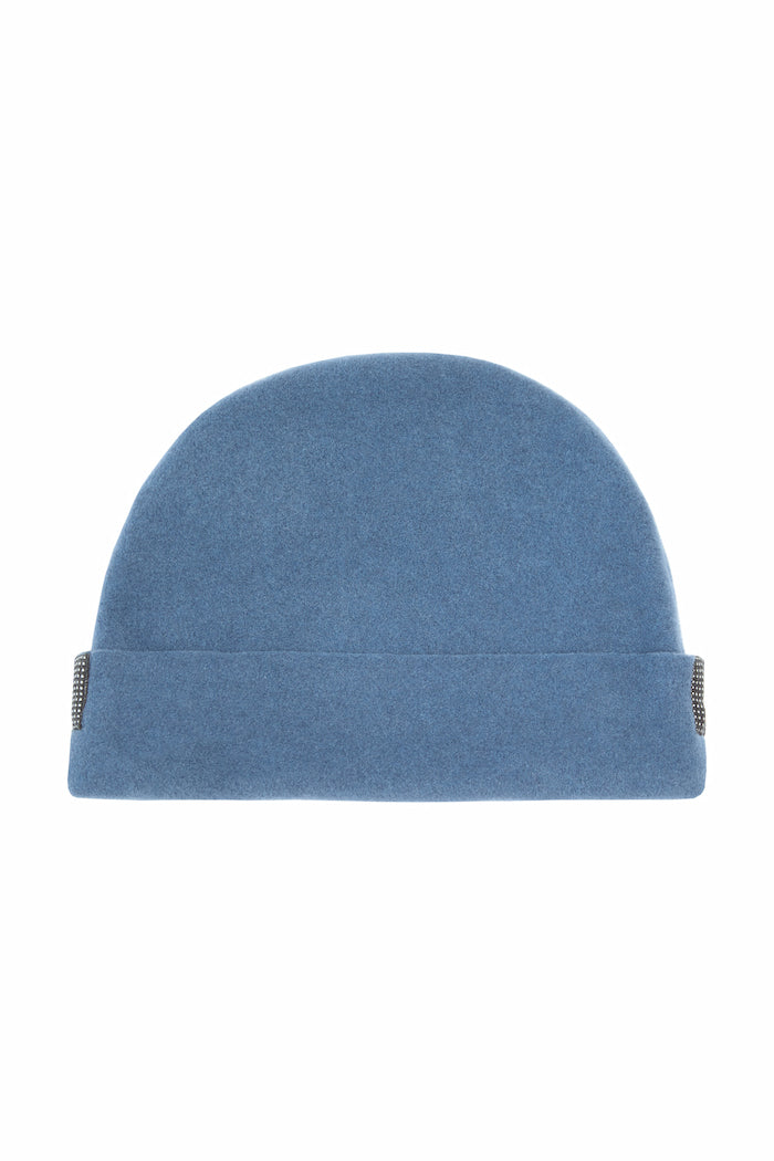 CARL BY STEFFENSEN COPENHAGEN HUE MED FOLDET KANT - 1008C HATS DUSTY BLUE 794