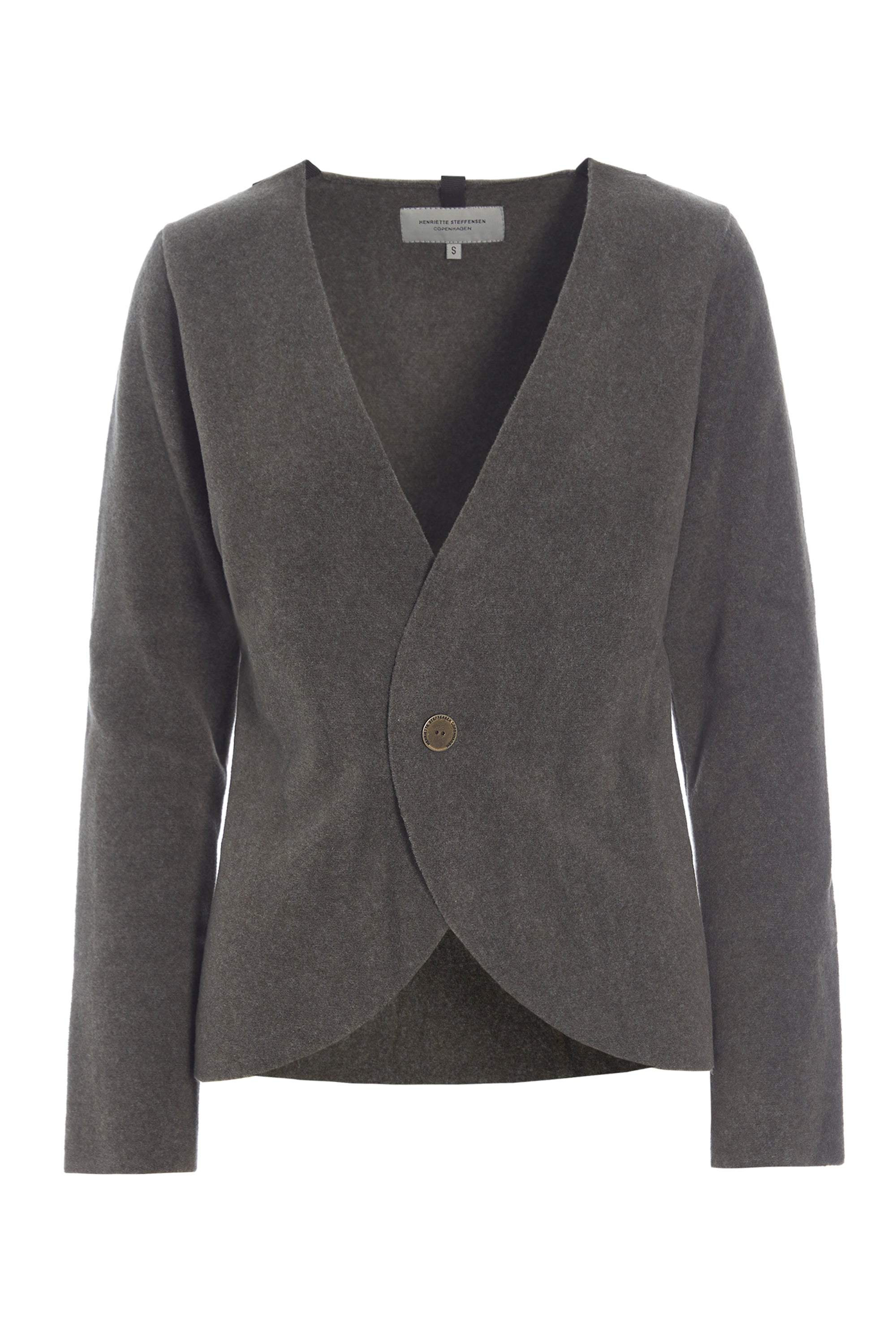 HENRIETTE STEFFENSEN COPENHAGEN JAKKE - 7147 CARDIGANS BARK 320