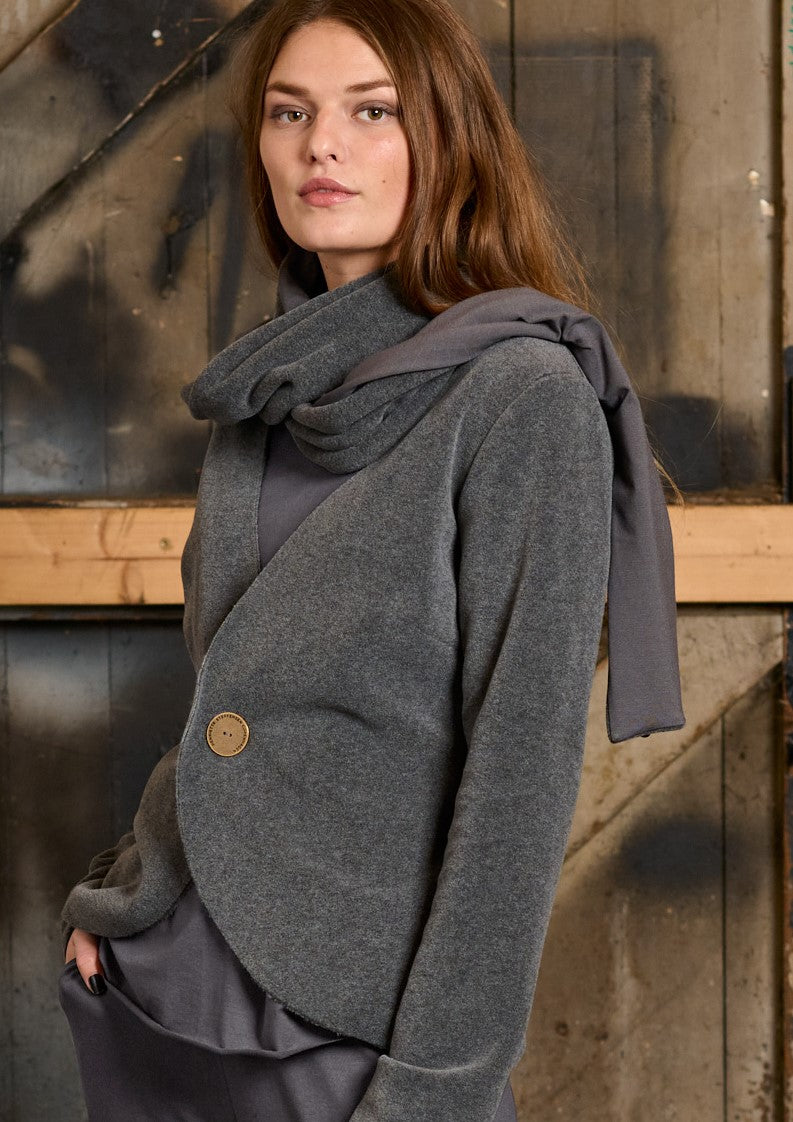 HENRIETTE STEFFENSEN COPENHAGEN JAKKE - 7147 CARDIGANS GREY 905
