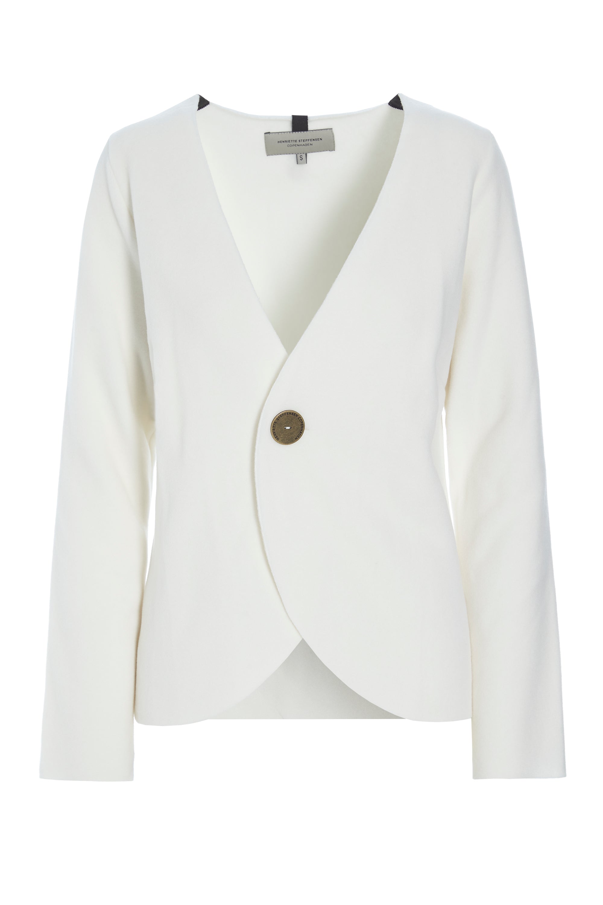 HENRIETTE STEFFENSEN COPENHAGEN JAKKE - 7147 CARDIGANS OFF WHITE 802