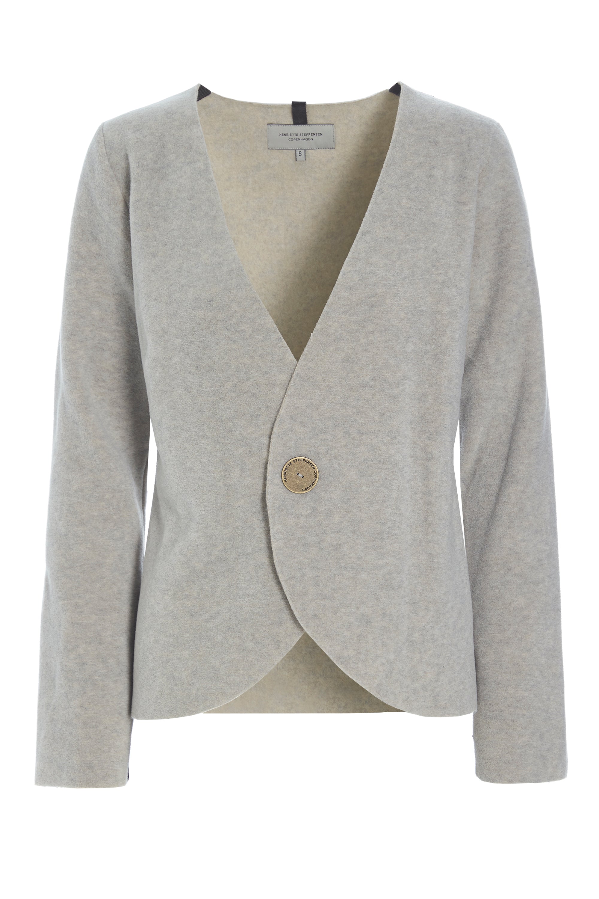 HENRIETTE STEFFENSEN COPENHAGEN JAKKE - 7147 CARDIGANS SAND 805