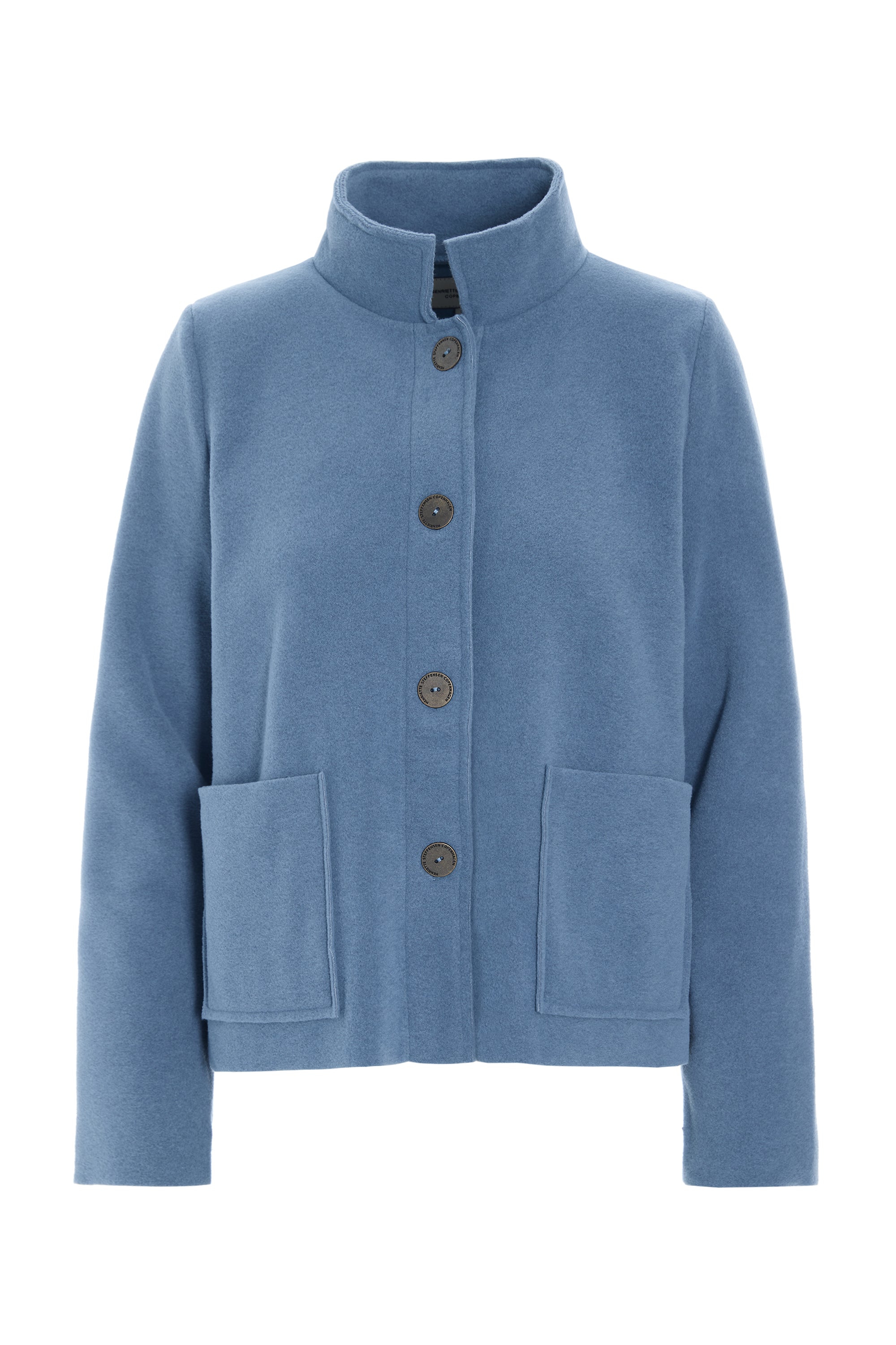 HENRIETTE STEFFENSEN COPENHAGEN JAKKE - 7164 CARDIGANS DUSTY BLUE 794