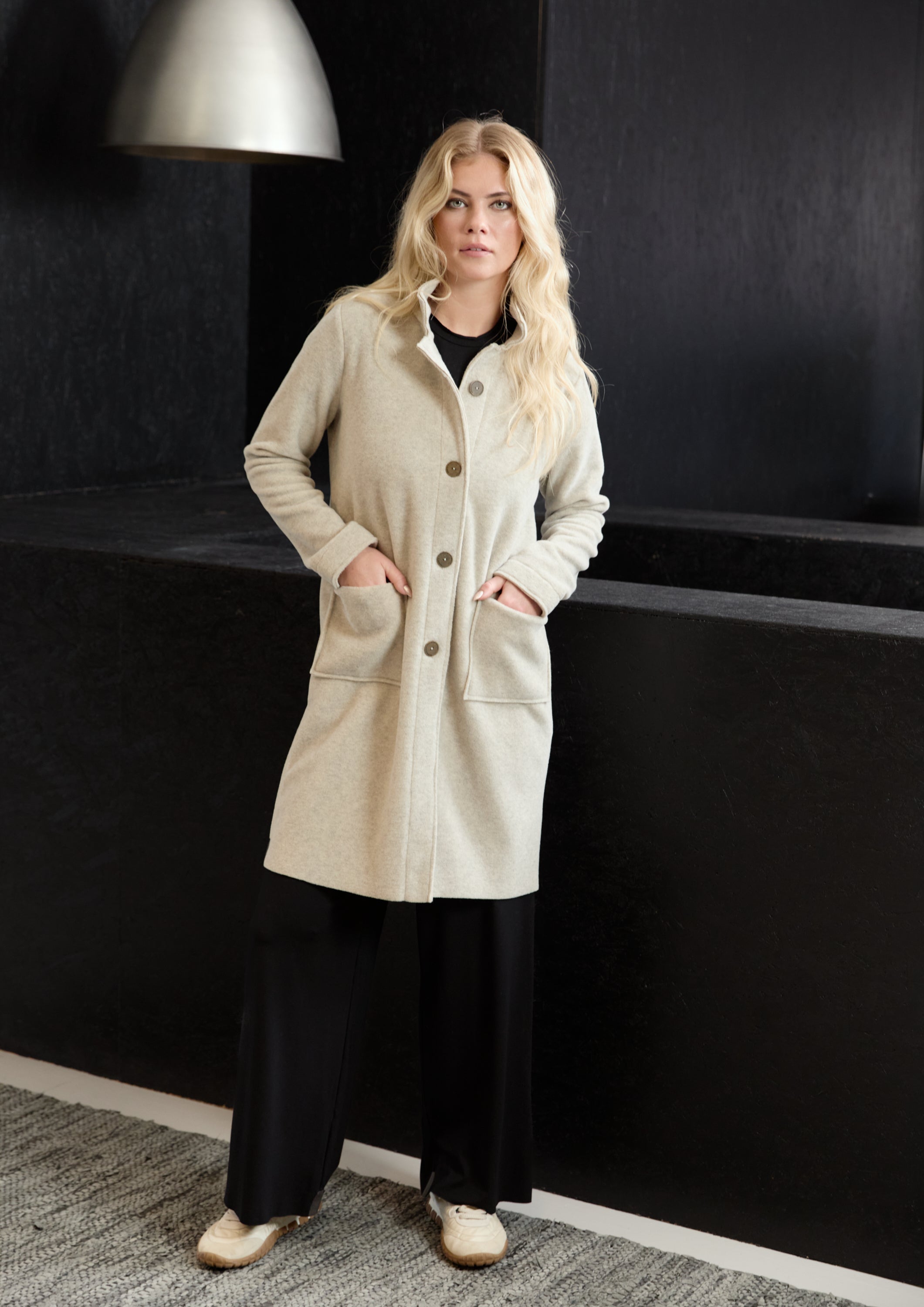 HENRIETTE STEFFENSEN COPENHAGEN JAKKE - 7182 CARDIGANS SAND 805
