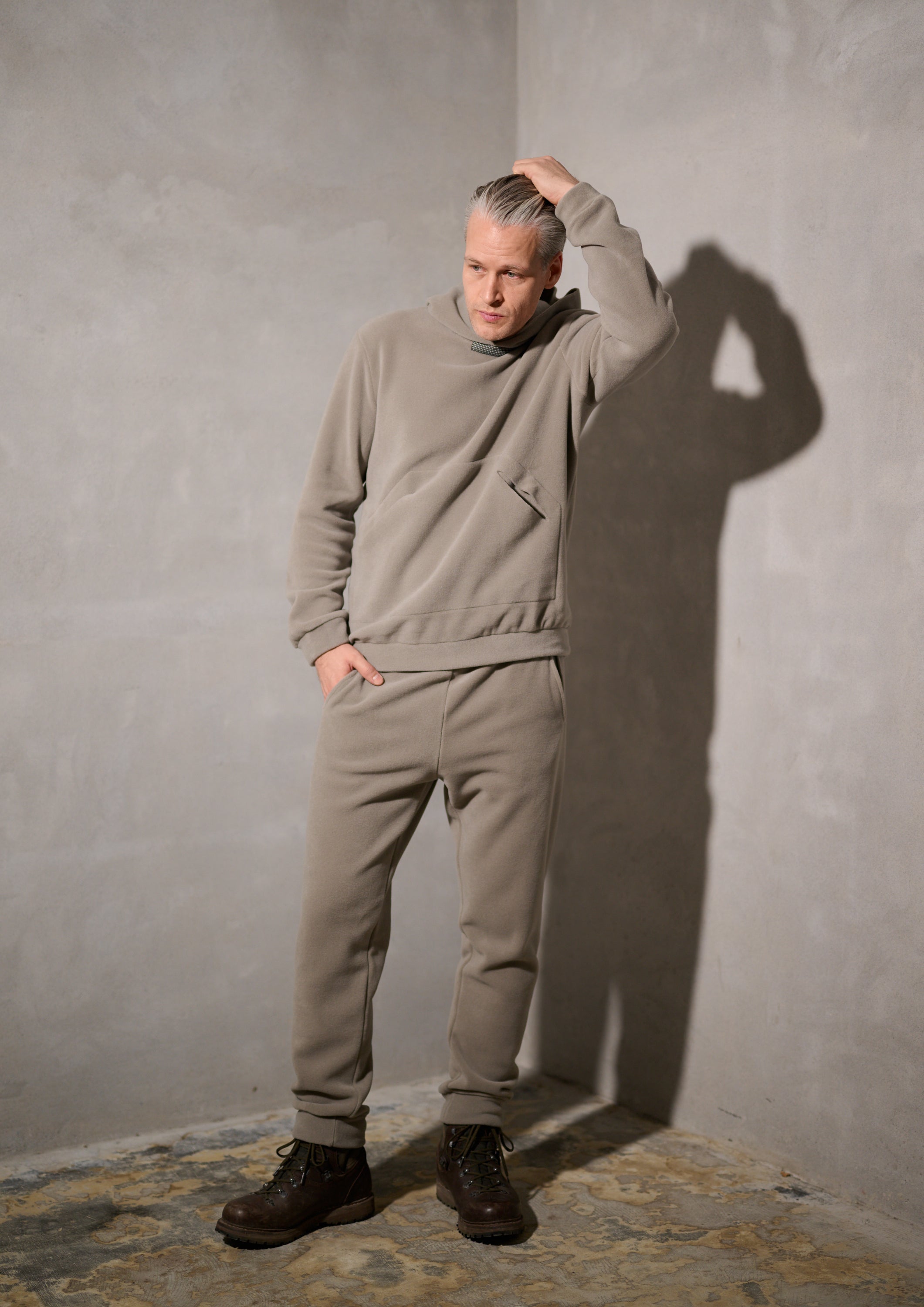 CARL BY STEFFENSEN COPENHAGEN JOGGING BUKSER - 1022C BUKSER ELEPHANT 654