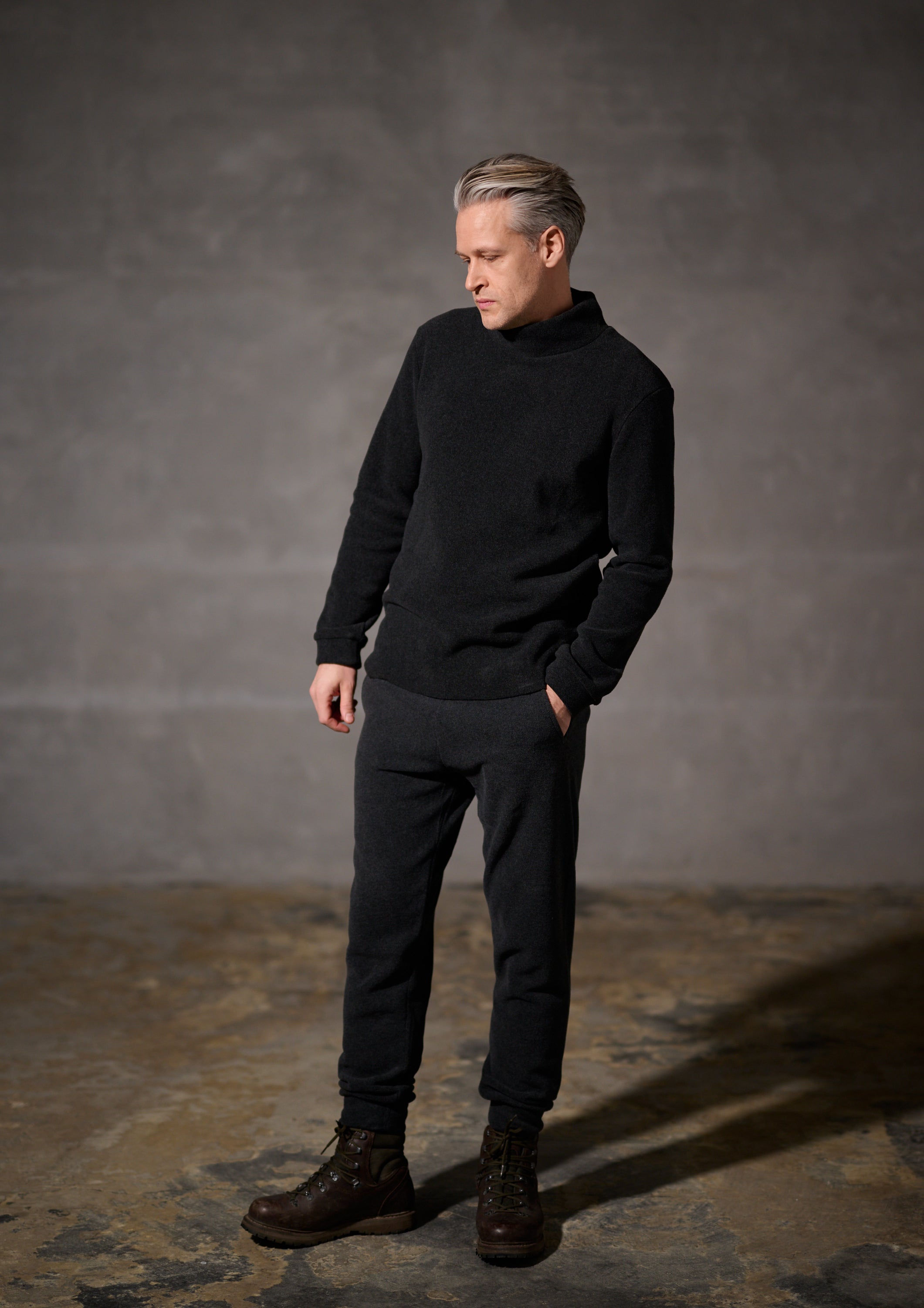 CARL BY STEFFENSEN COPENHAGEN JOGGING BUKSER - 1022C BUKSER SOFT BLACK 914