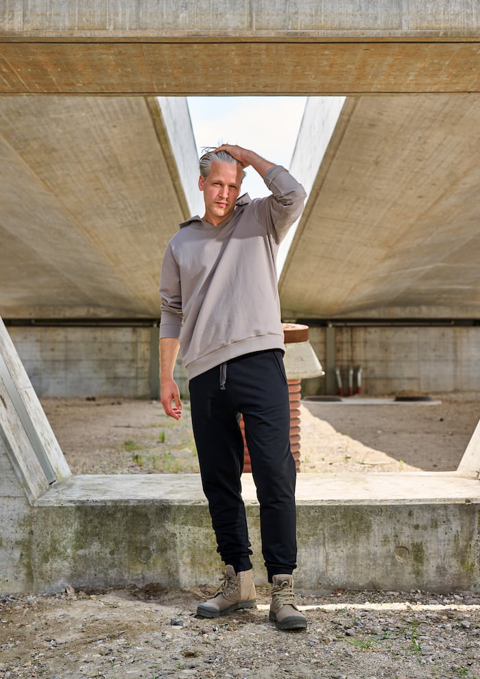 CARL BY STEFFENSEN COPENHAGEN JOGGING BUKSER - 1033C BUKSER BLACK 900