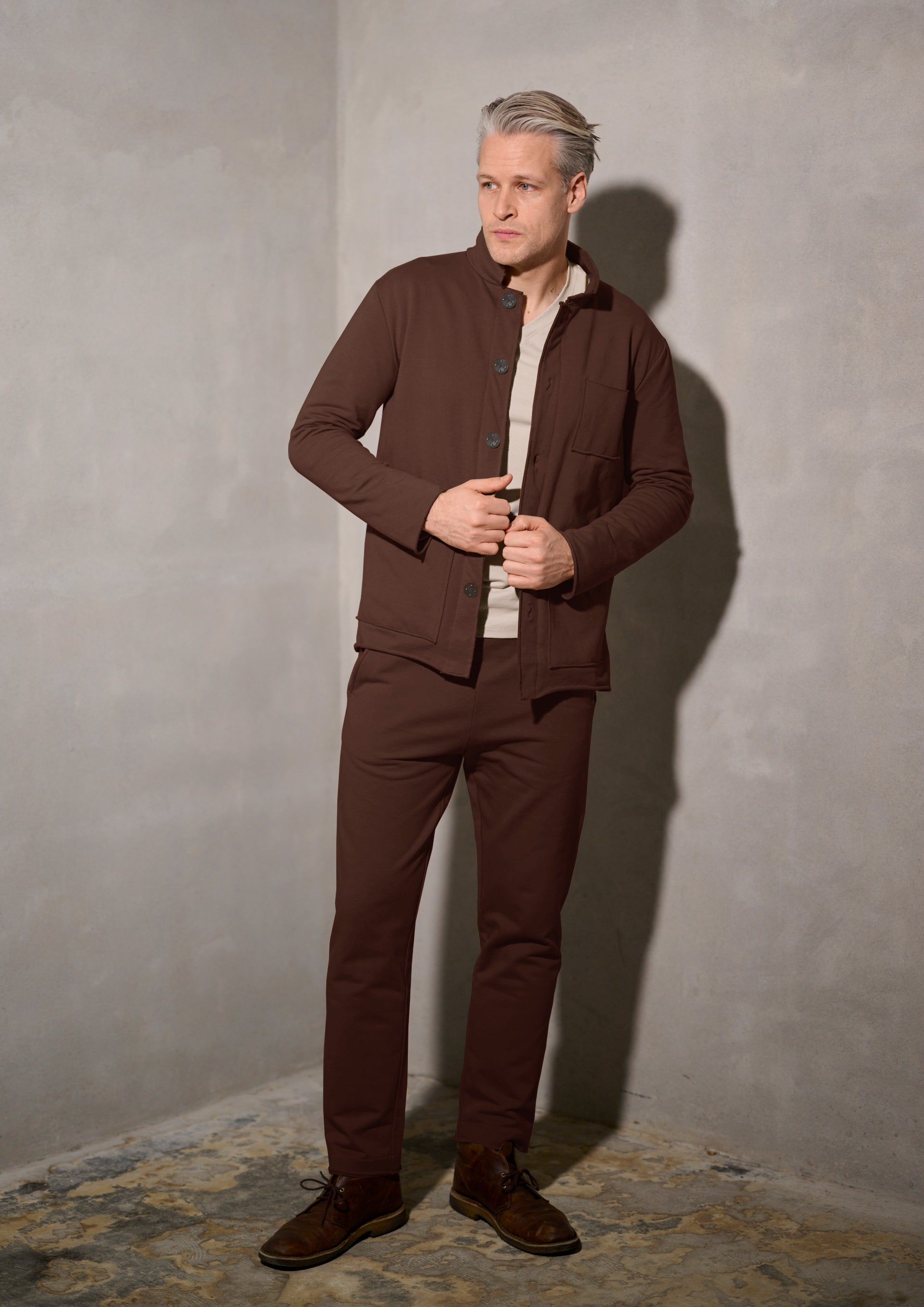 CARL BY STEFFENSEN COPENHAGEN JOGGING BUKSER - 1047C JOGGING CHOCOLATE 844