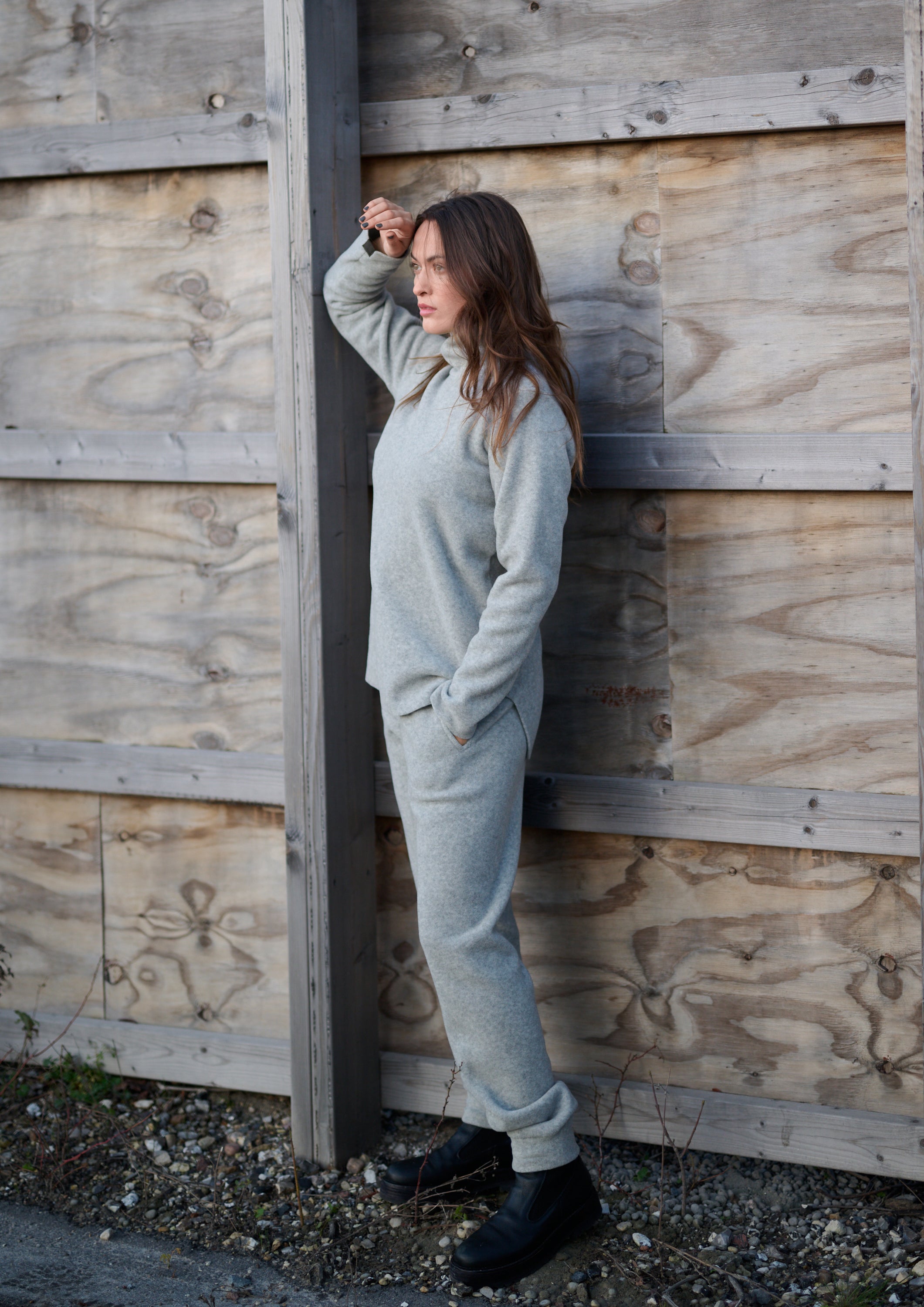 HENRIETTE STEFFENSEN COPENHAGEN JOGGING BUKSER - 2110 BUKSER LIGHT GREY 876
