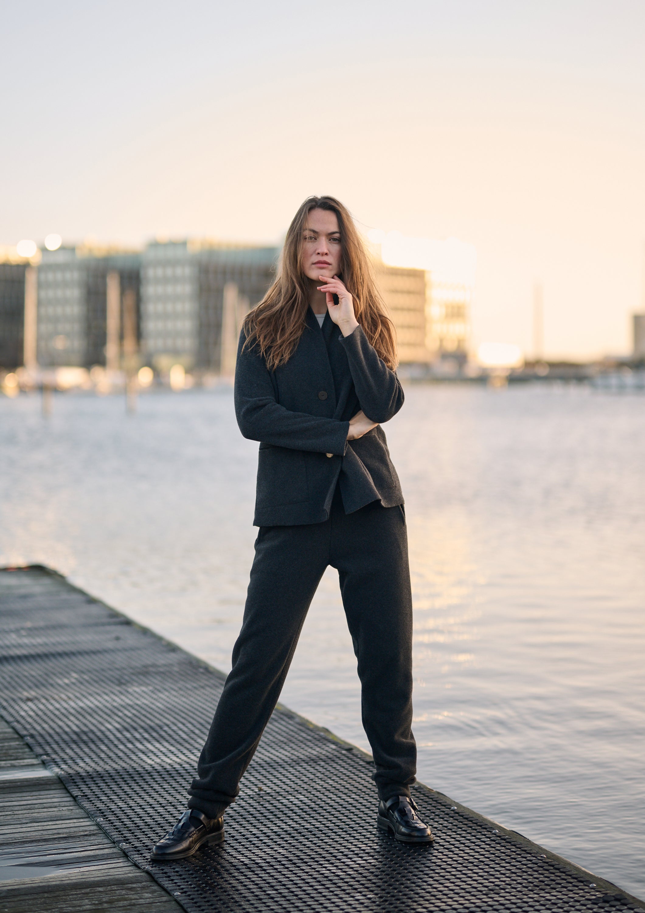 HENRIETTE STEFFENSEN COPENHAGEN JOGGING BUKSER - 2110 BUKSER SOFT BLACK 914