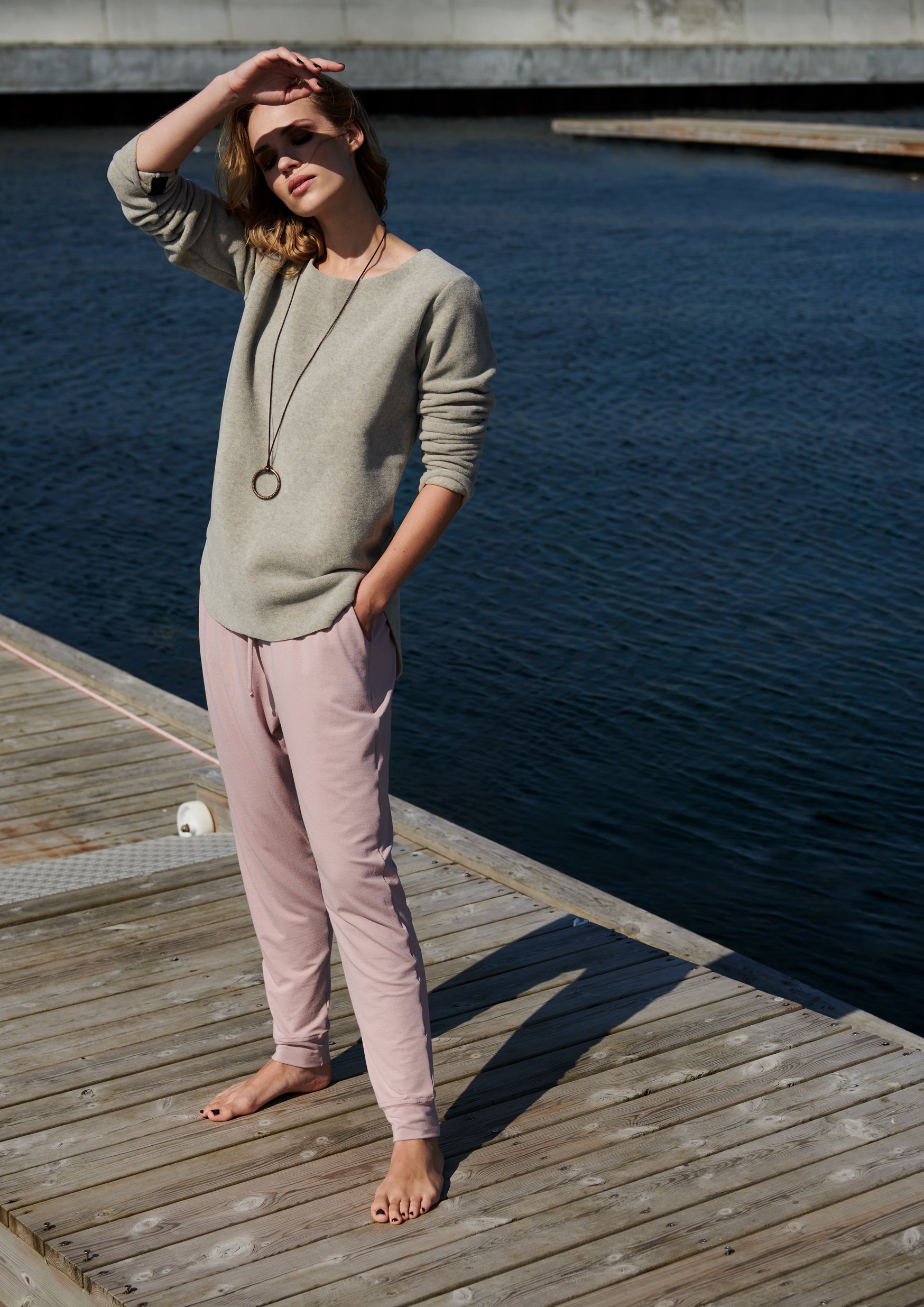 HENRIETTE STEFFENSEN COPENHAGEN JOGGING BUKSER - 99012 BUKSER NUDE 401