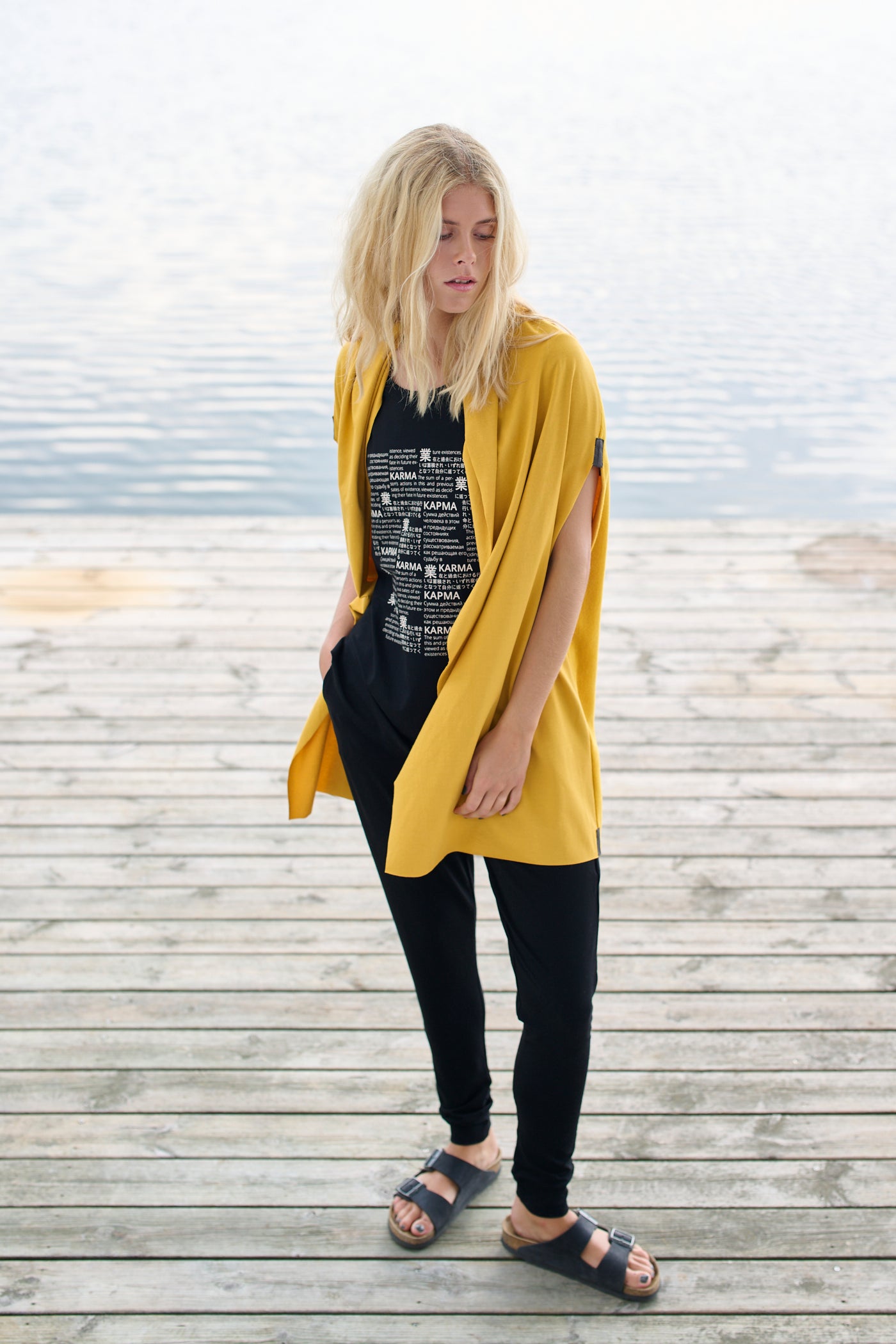 HENRIETTE STEFFENSEN COPENHAGEN KARMA T SHIRT - 96065 T-SHIRTS BLACK 900